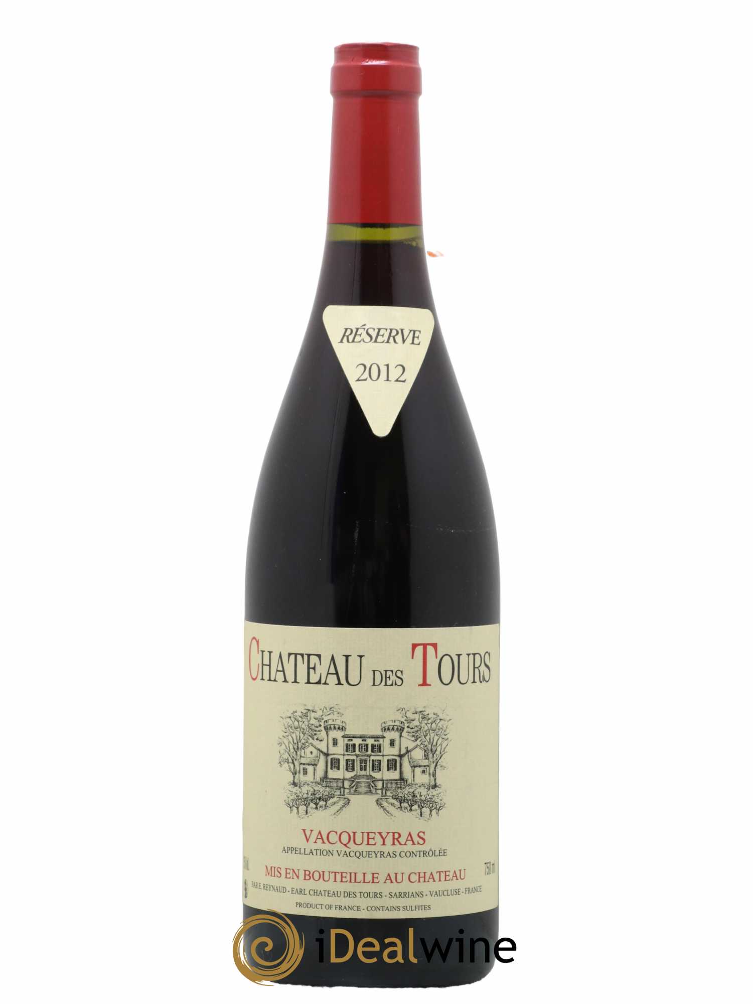 Vacqueyras Château des Tours Emmanuel Reynaud 2012 - Lot de 1 bouteille - 0