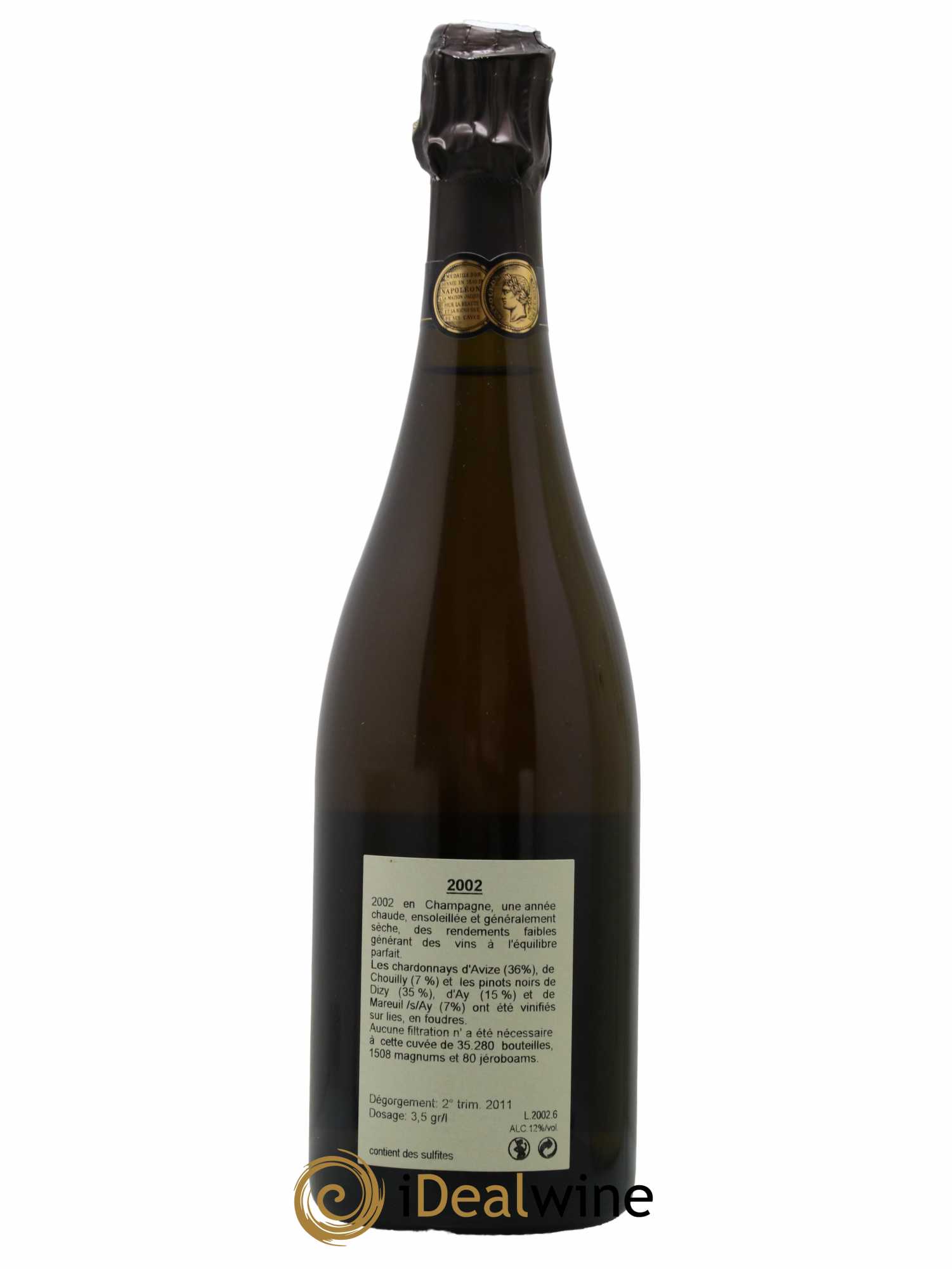 Millésimé Jacquesson 2002 - Lot de 1 bouteille - 2