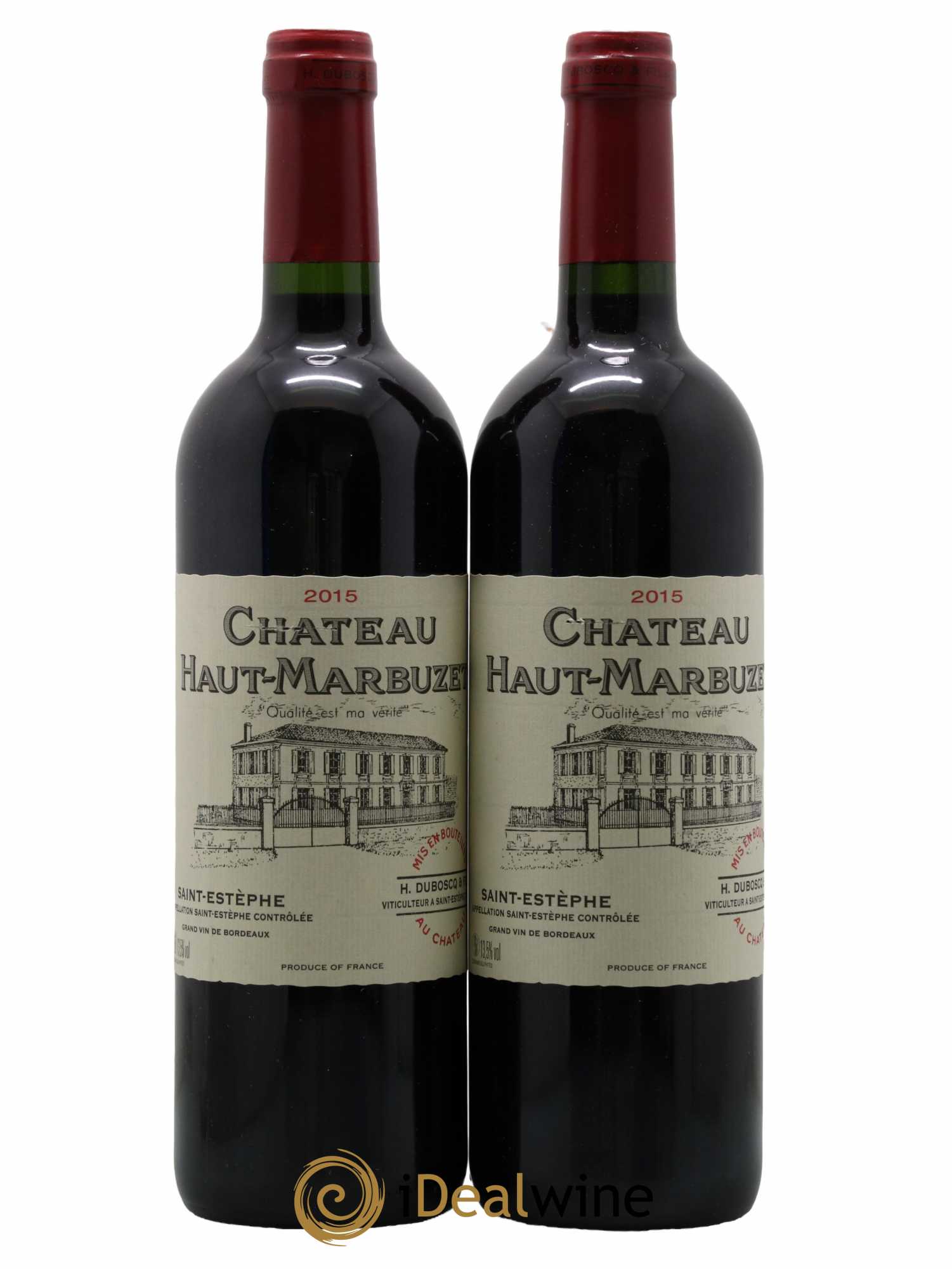 Château Haut Marbuzet 2015 - Lot de 2 bouteilles - 0