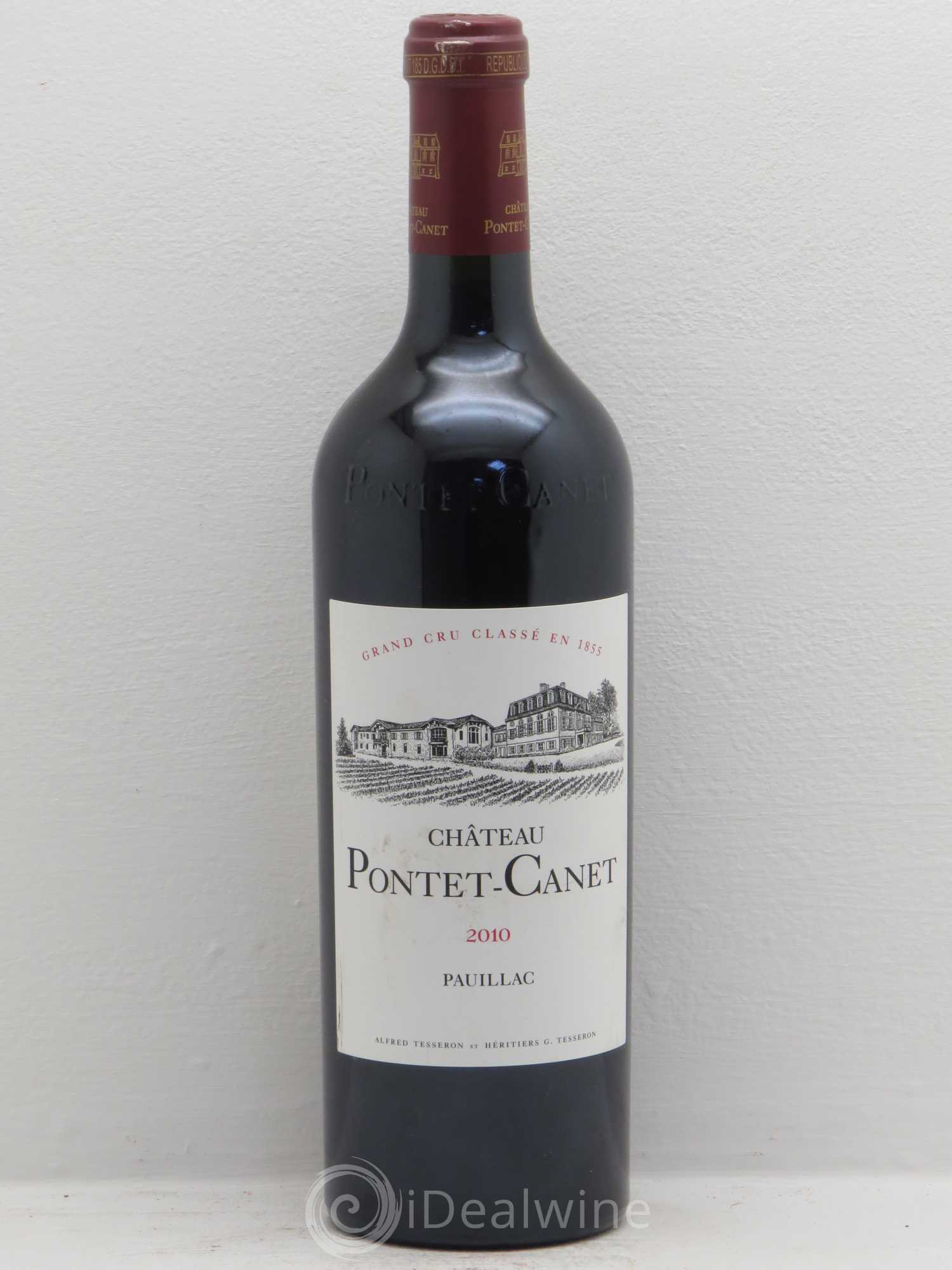 Château Pontet Canet 5ème Grand Cru Classé 2010 - Lot de 1 bouteille - 0