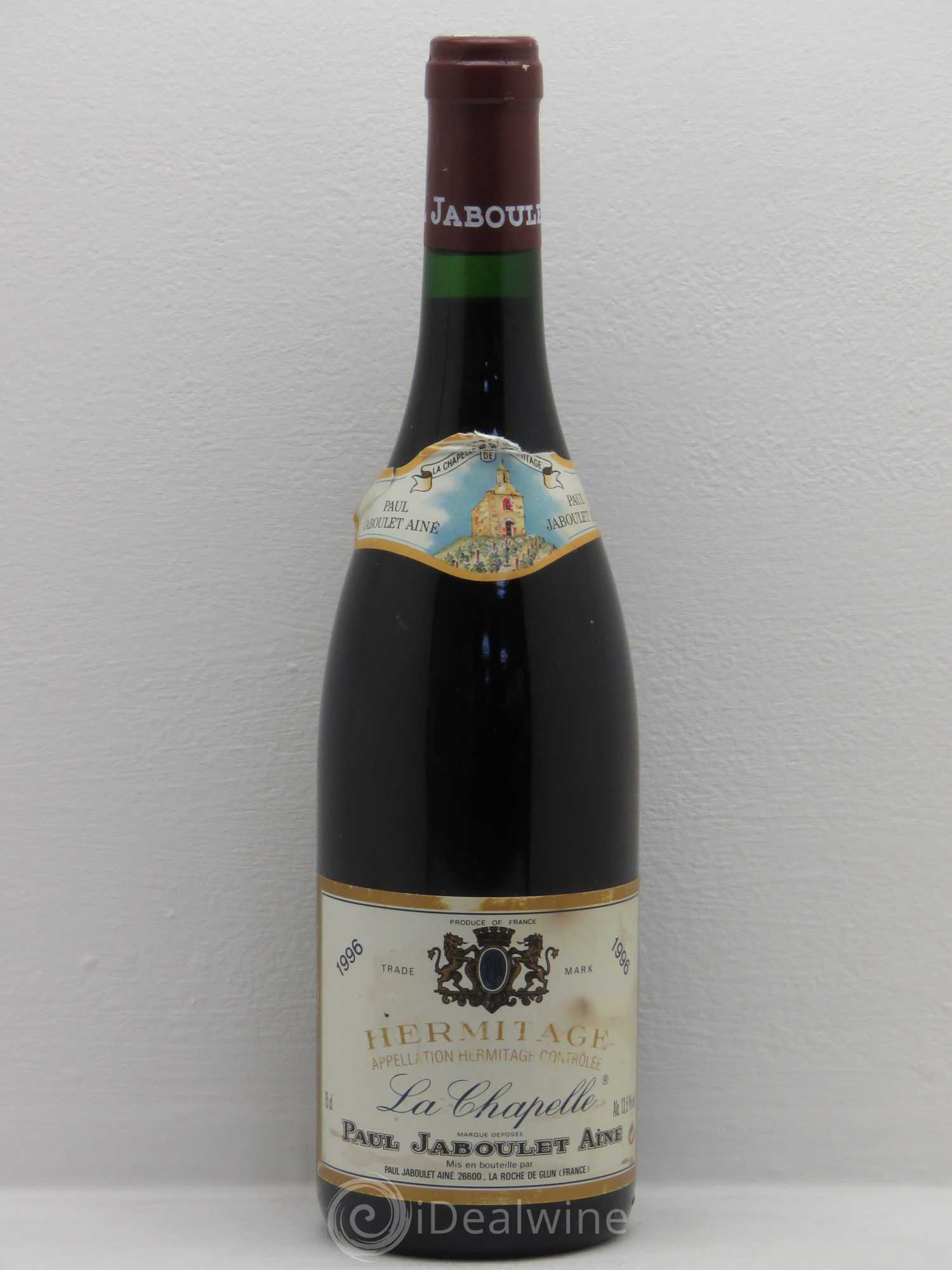Hermitage La Chapelle Paul Jaboulet Ainé 1996 - Lot de 1 bouteille - 0