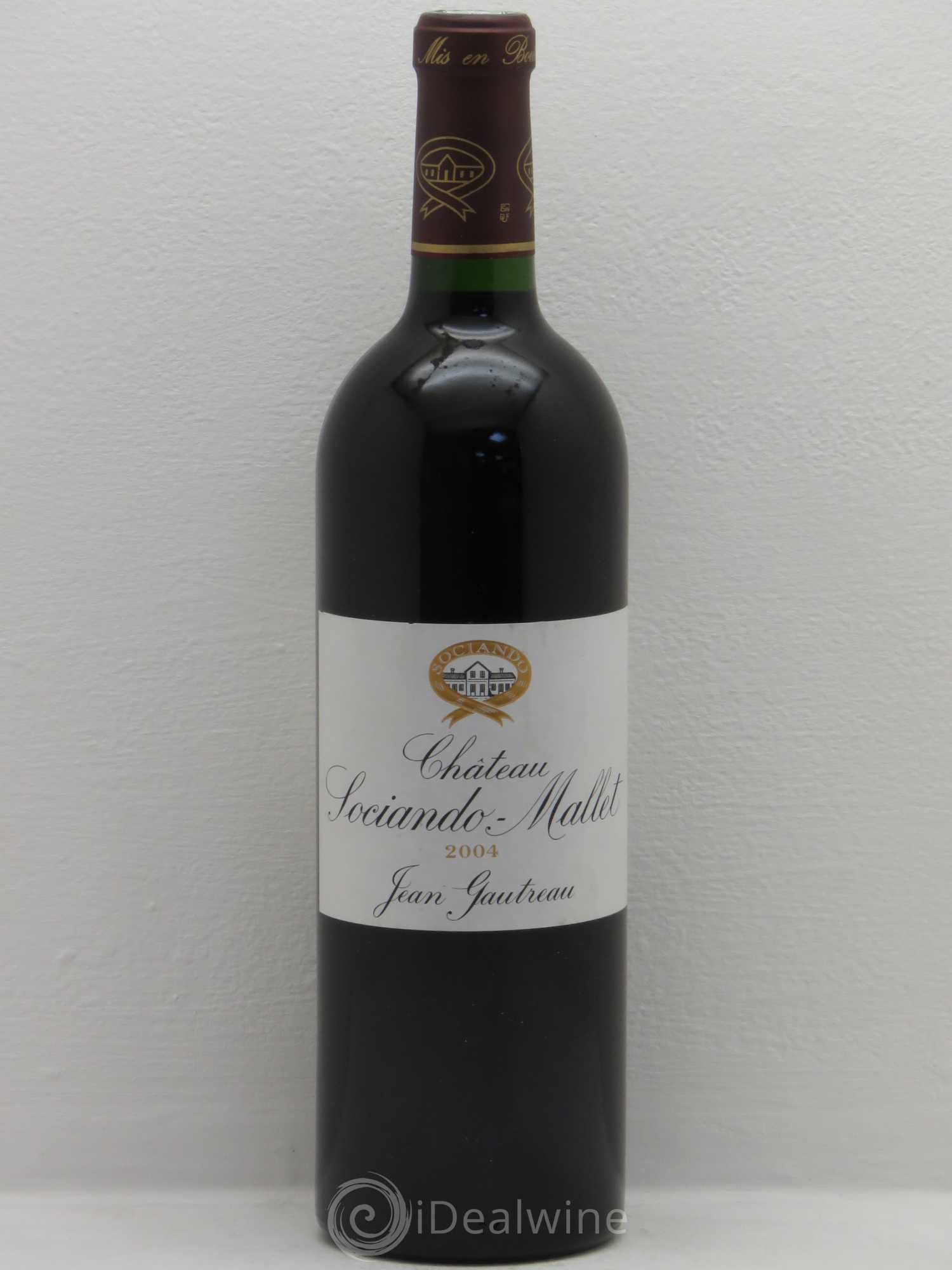 Château Sociando Mallet 2004 - Lot de 1 bouteille - 0