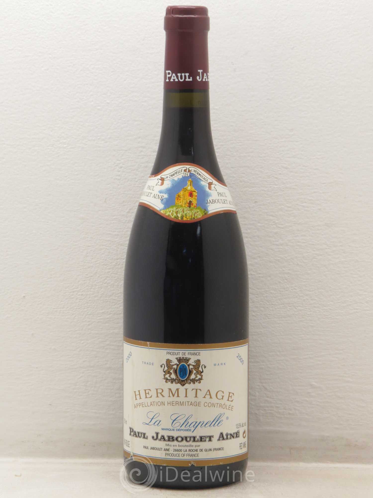 Hermitage La Chapelle Paul Jaboulet Ainé 2000 - Lot de 1 bouteille - 0