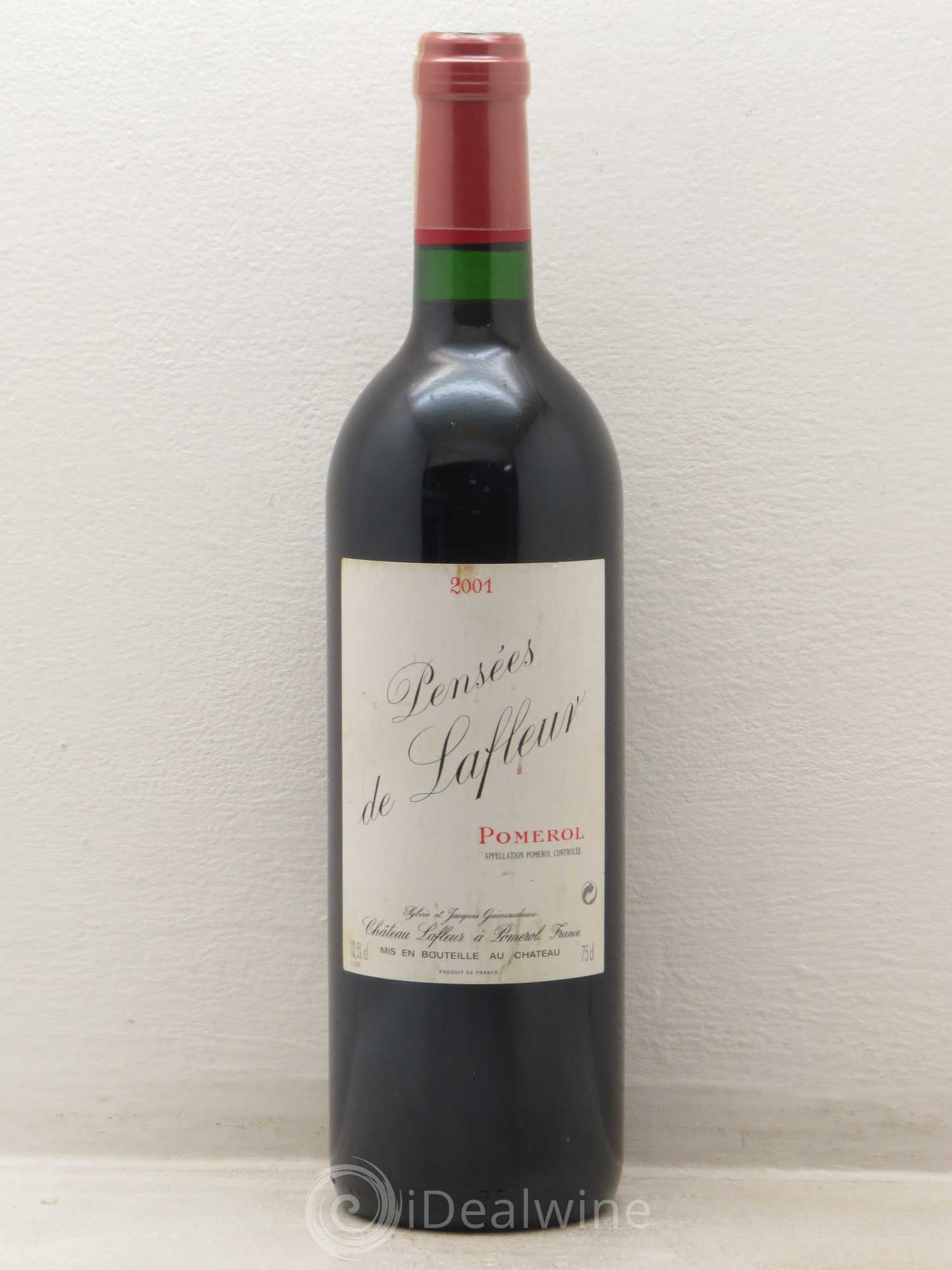 Pensées de Lafleur Second Vin 2001 - Lot de 1 bouteille - 0