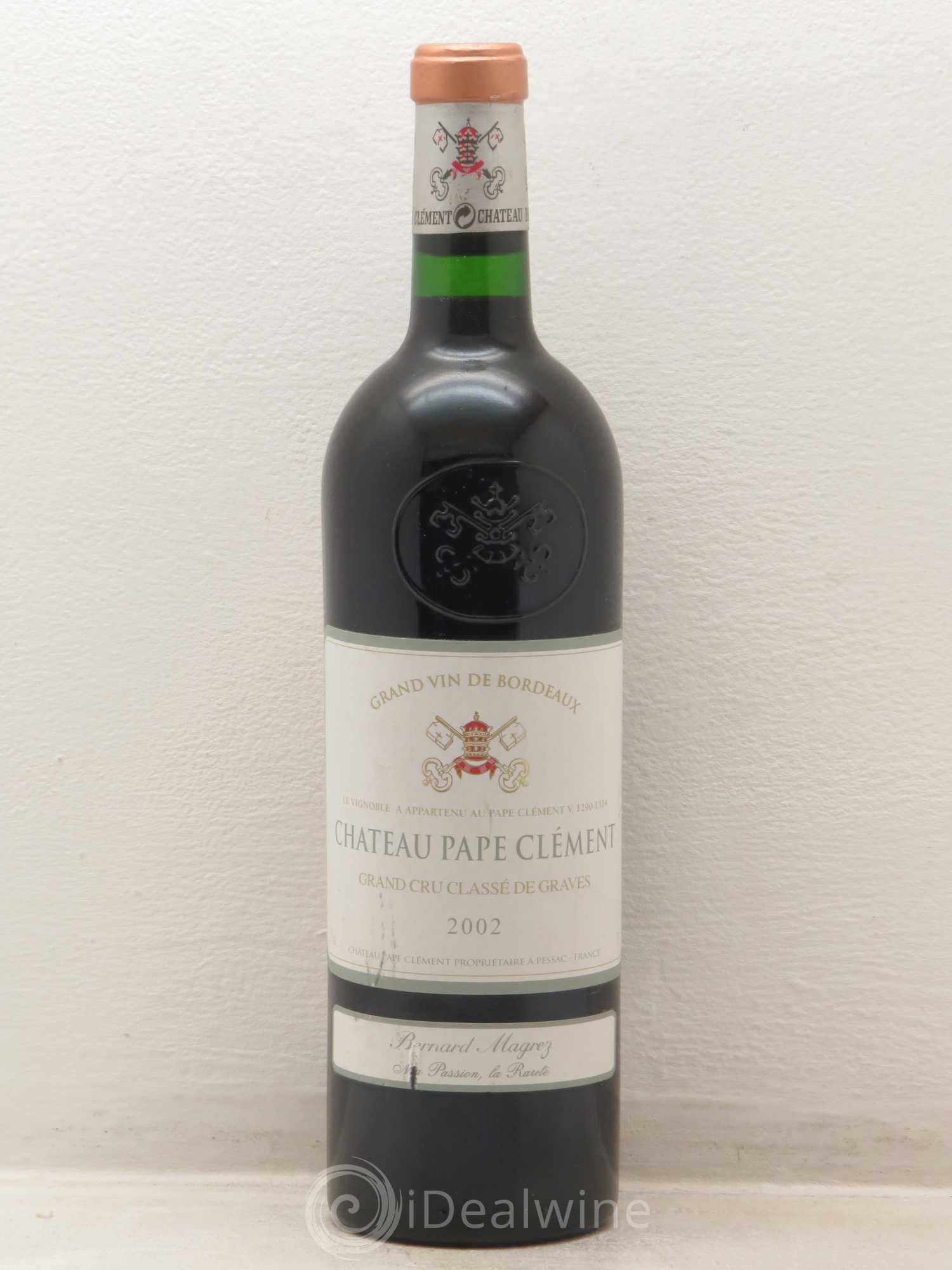 Château Pape Clément Cru Classé de Graves 2002 - Lot de 1 bouteille - 0