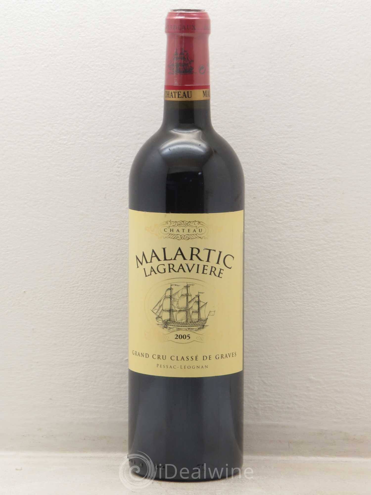 Château Malartic-Lagravière Cru Classé de Graves 2005 - Lot de 1 bouteille - 0
