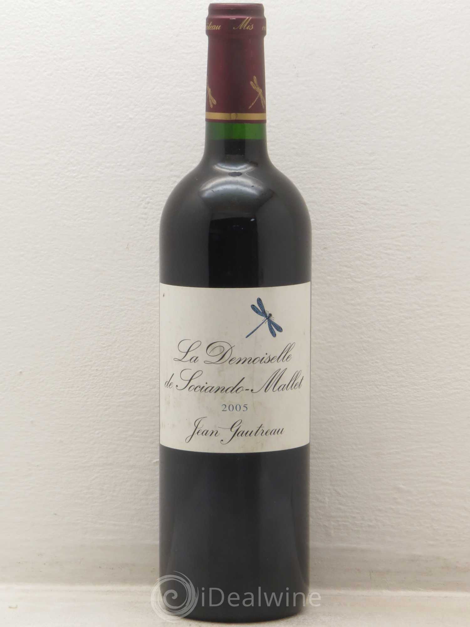 Demoiselle de Sociando Mallet Second Vin 2005 - Lot de 1 bouteille - 0