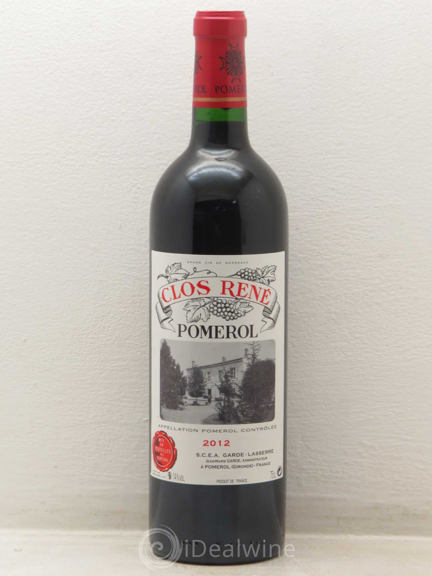 Clos René 2012 - Lotto di 1 bottiglia - 0