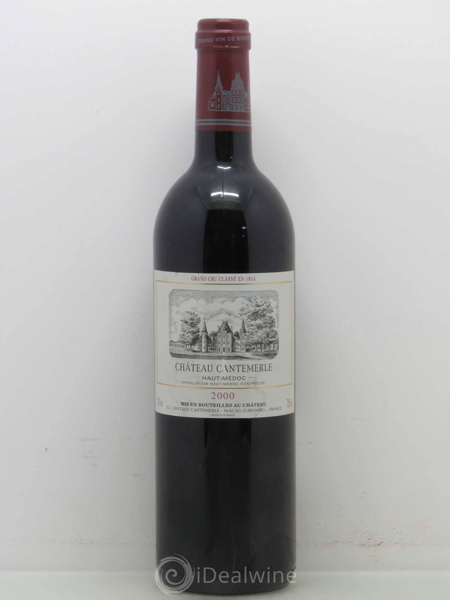 Château Cantemerle 5ème Grand Cru Classé (sans prix de réserve) 2000 - Lot de 1 bouteille - 0