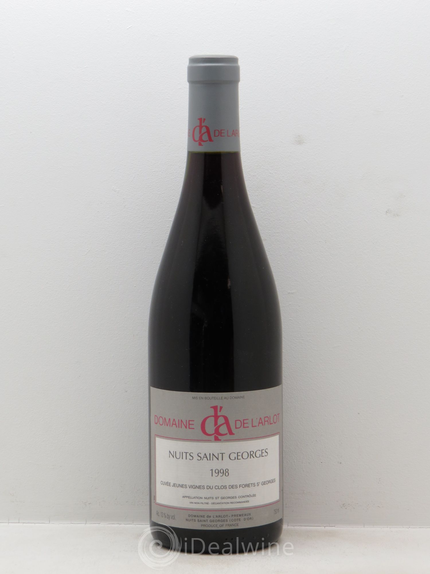 Nuits-Saint-Georges 1er Cru Clos des Forets St Georges Cuvée Jeunes Vignes Arlot 1998 - Posten von 1 Flasche - 0