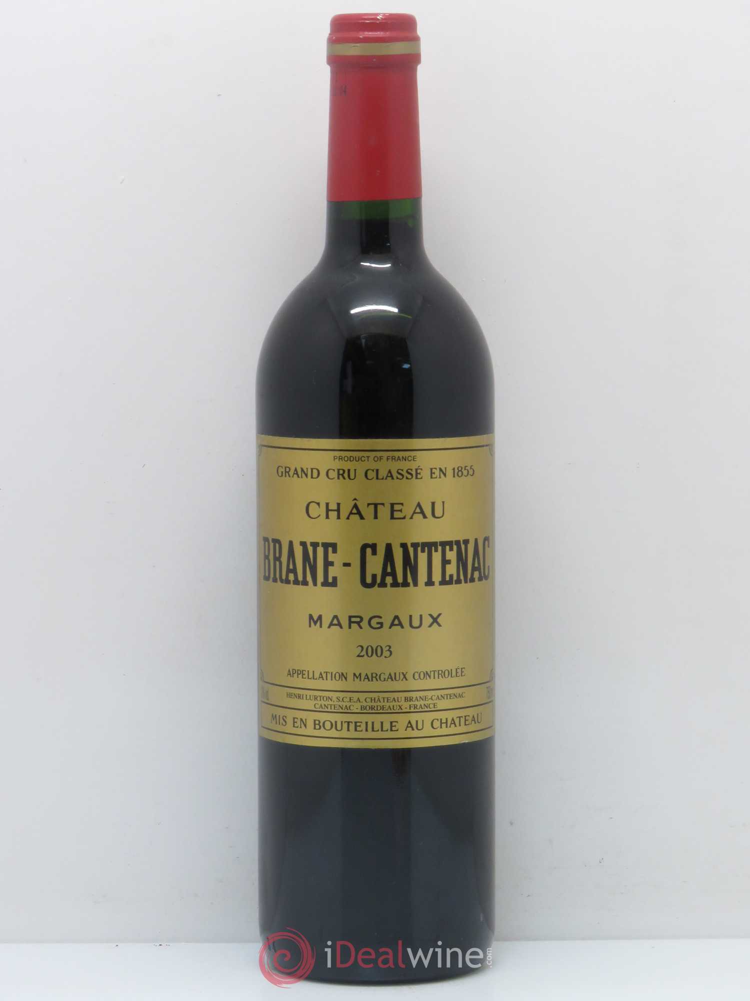 Château Brane Cantenac 2ème Grand Cru Classé 2003 - Lot de 1 bouteille - 0
