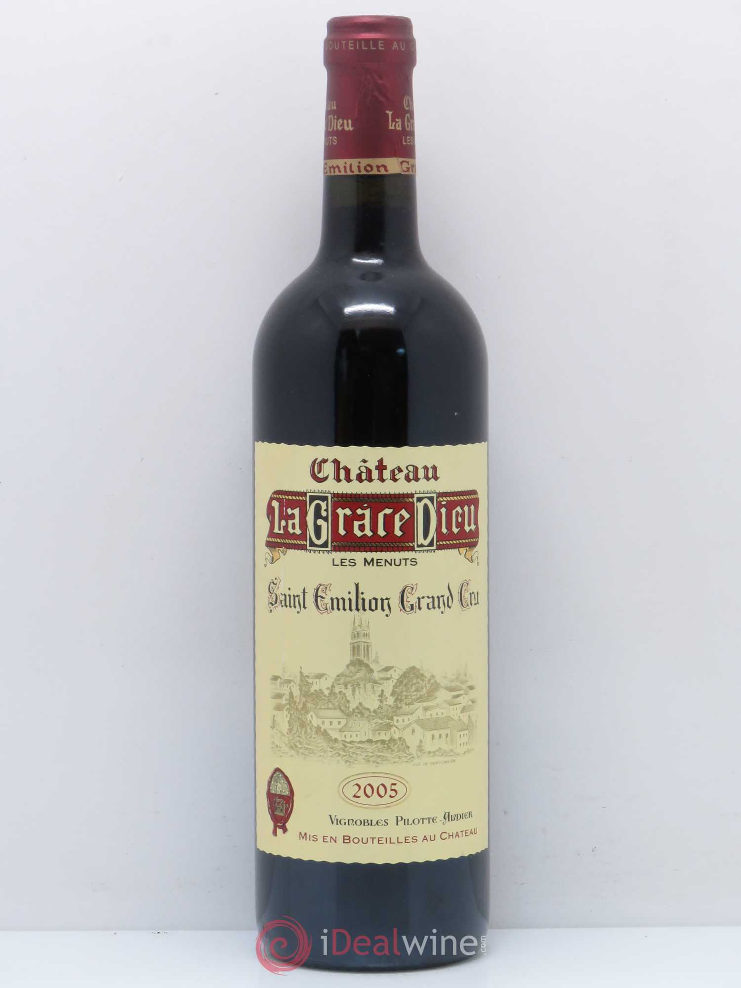 Château la Grâce Dieu les Menuts 2005 - Lot de 1 bouteille - 0