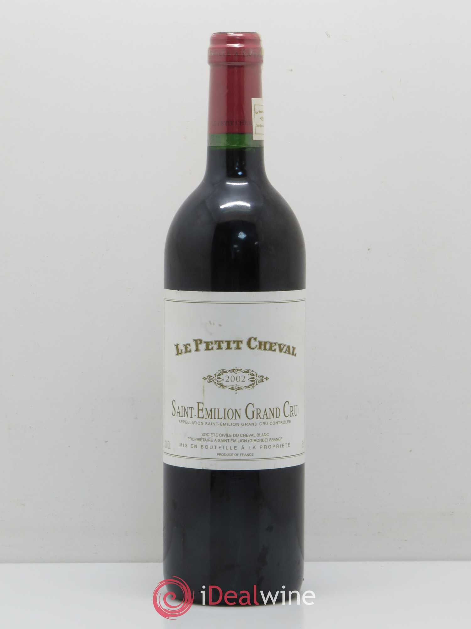 Le Petit Cheval Second Vin 2002 - Lot de 1 bouteille - 0