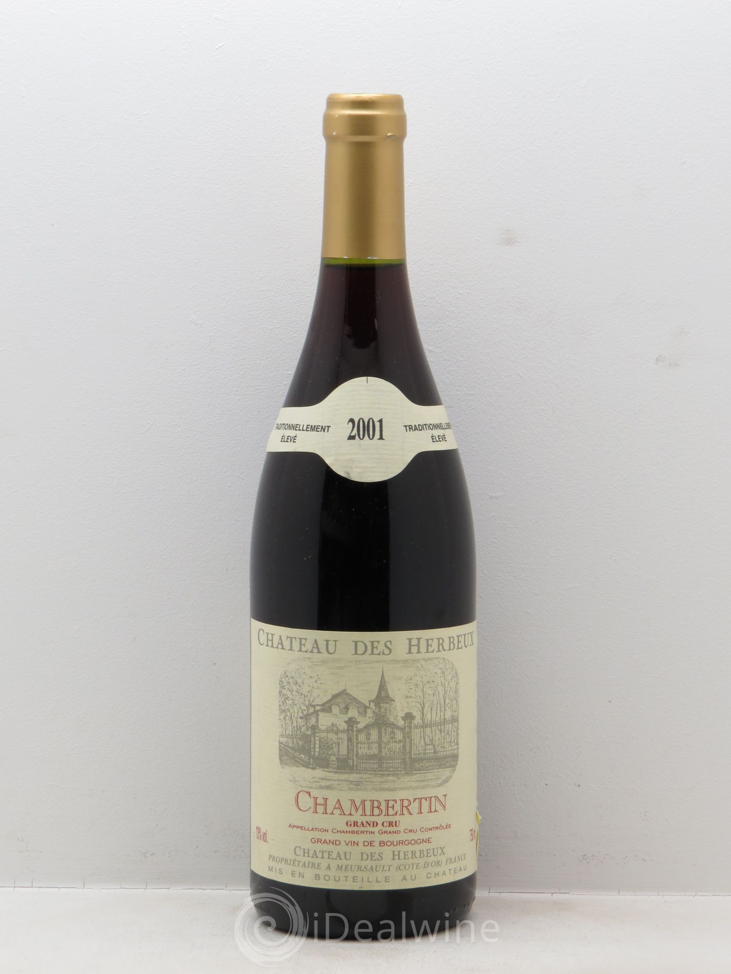 Chambertin Grand Cru Château des Herbeux 2001 - Posten von 1 Flasche - 0