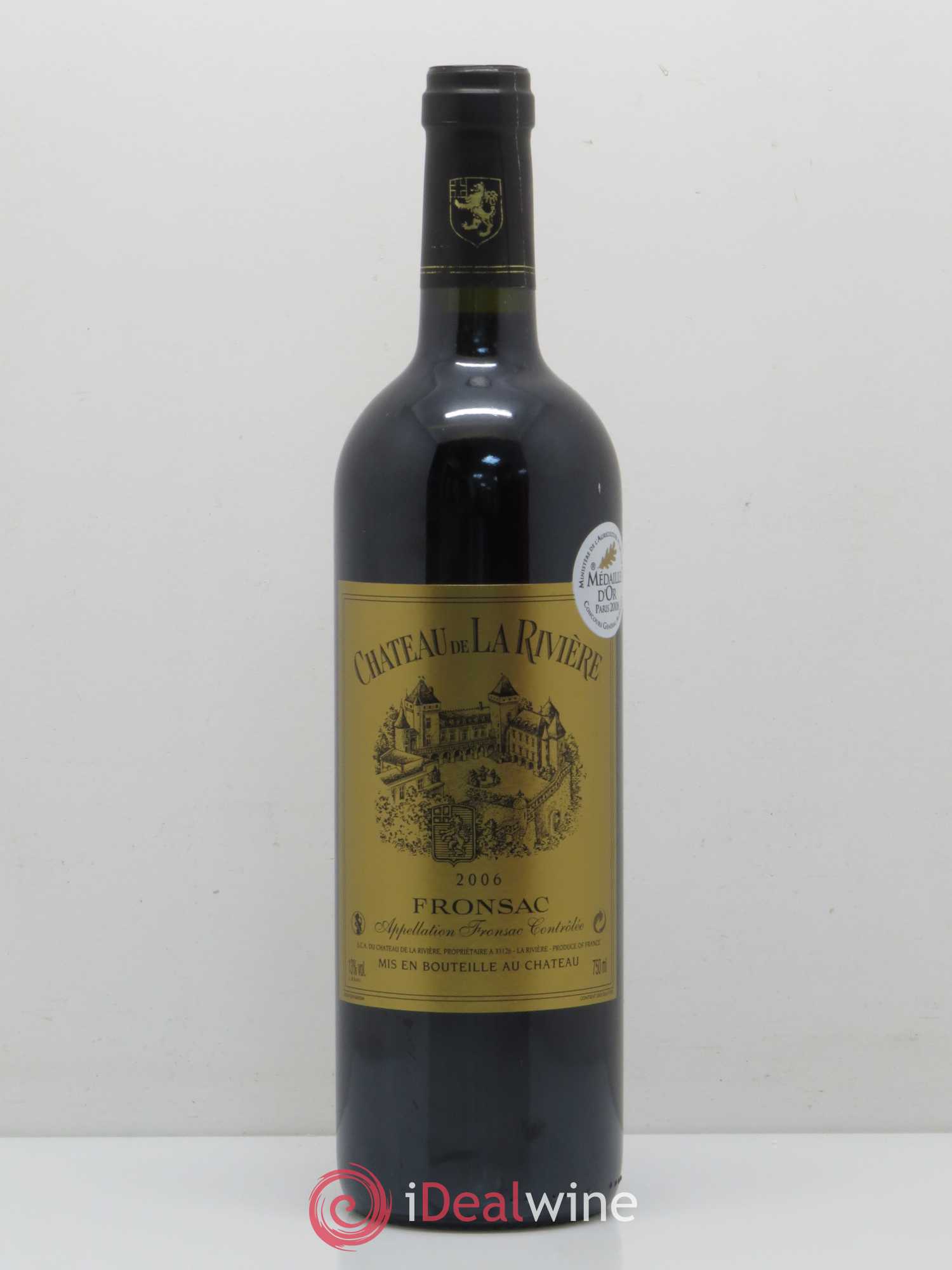 Château de La Rivière 2006 - Lot de 1 bouteille - 0