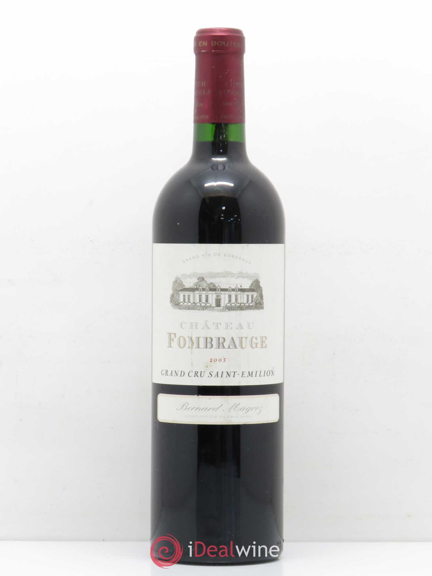 Château Fombrauge Grand Cru Classé 2003 - Lot de 1 bouteille - 0