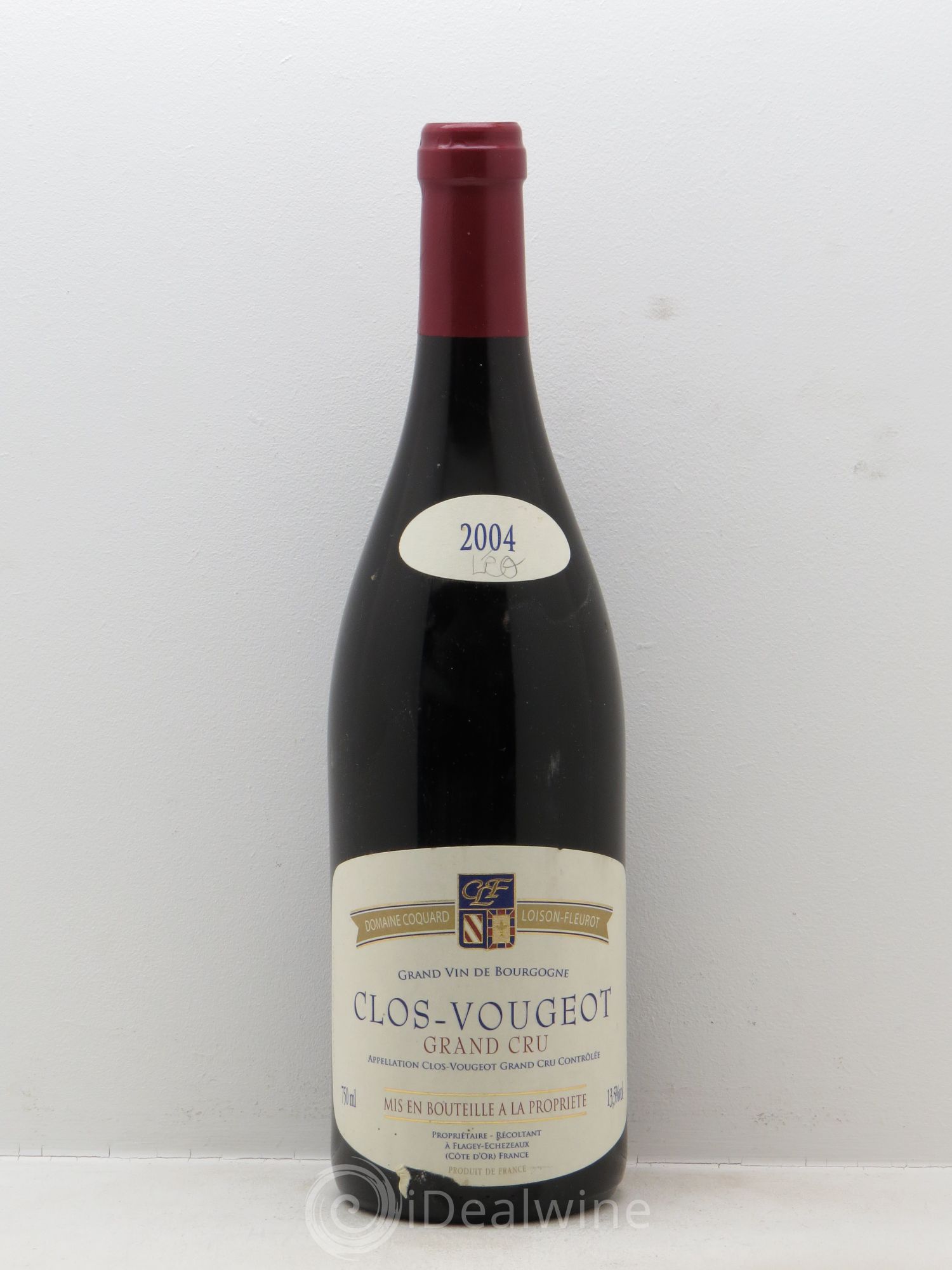 Clos de Vougeot Grand Cru 2004 - Lot de 1 bouteille - 0