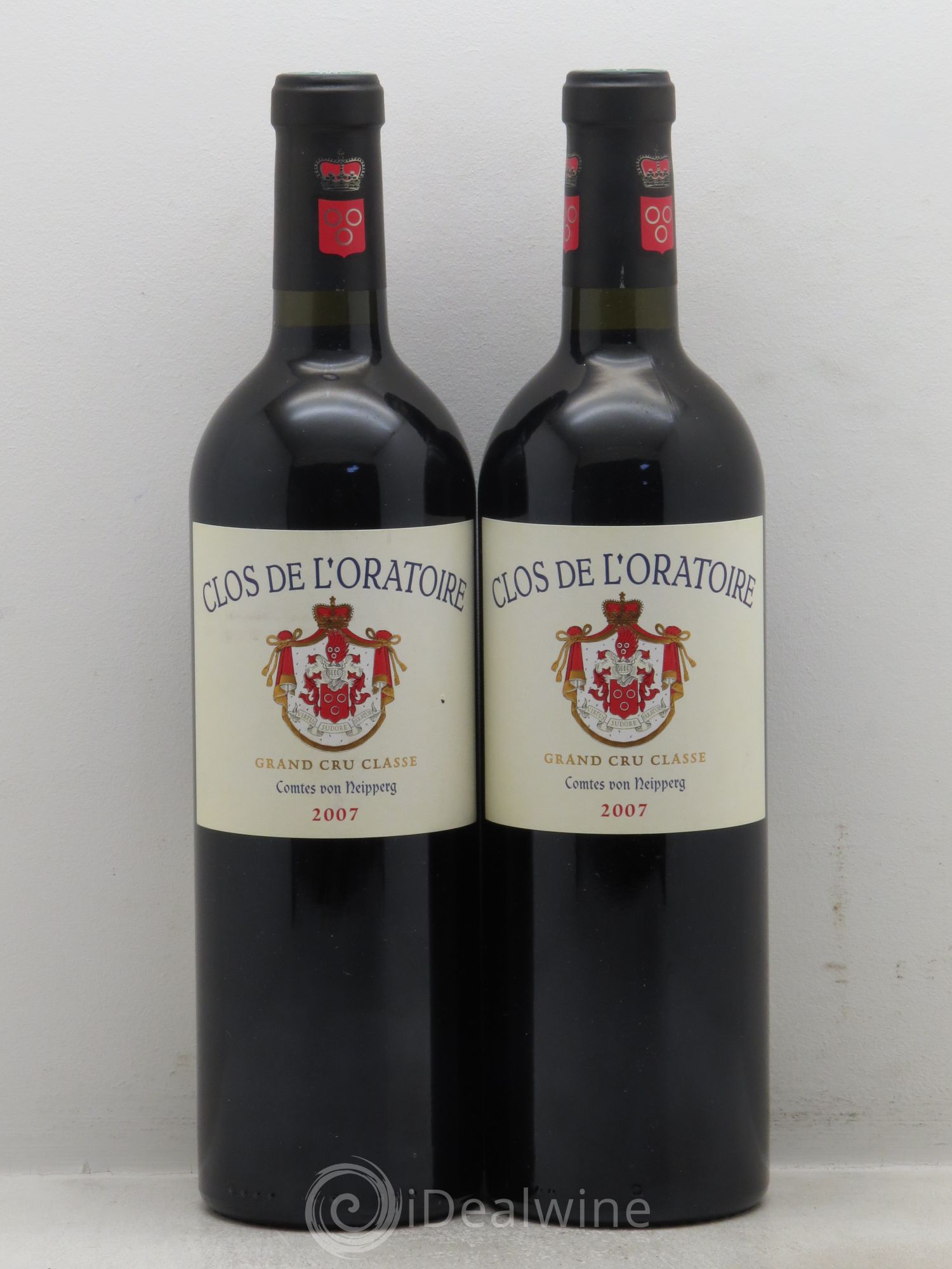 Clos de l'Oratoire Grand Cru Classé 2007 - Lot de 2 bouteilles - 0