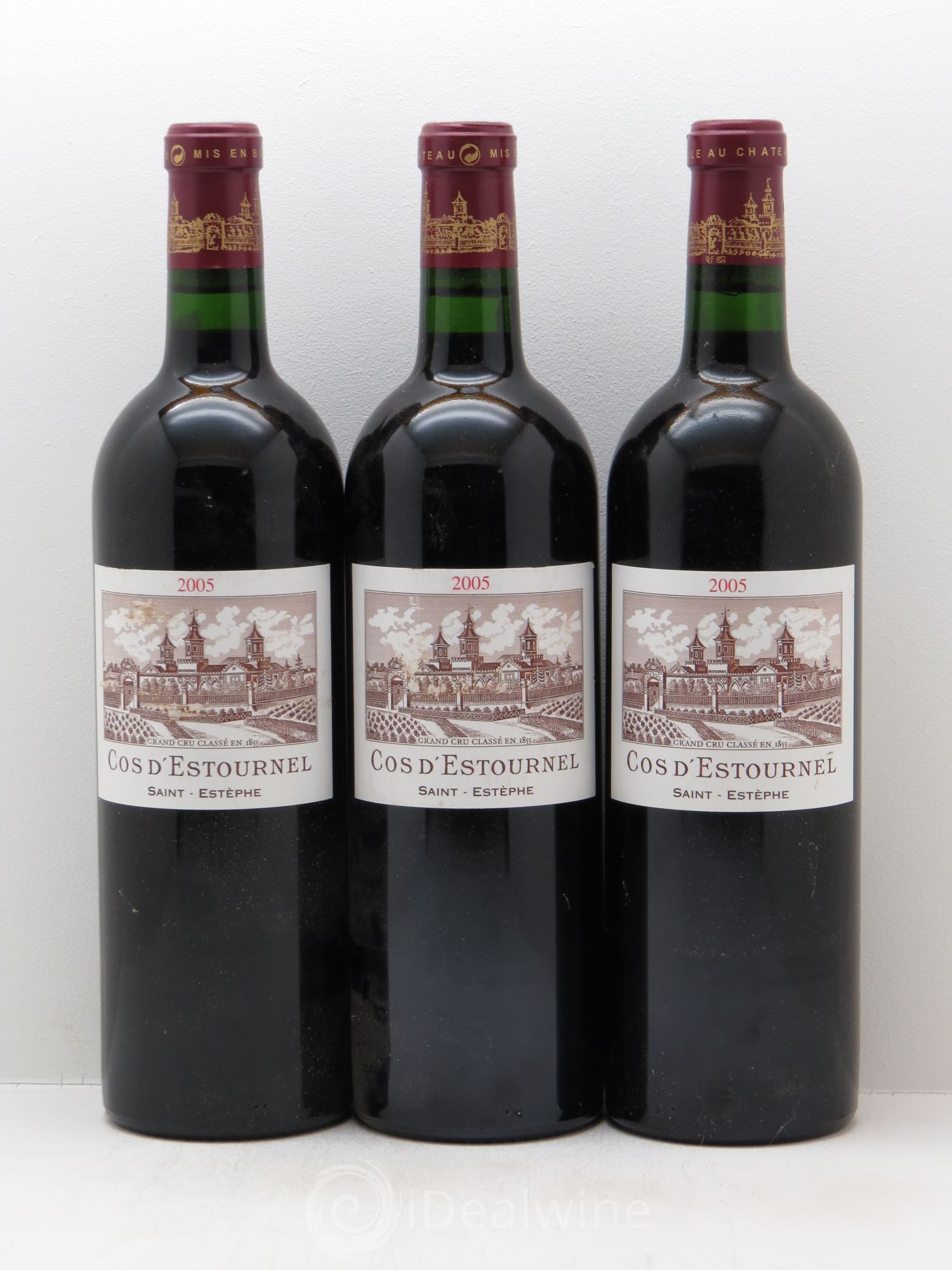 Cos d'Estournel 2ème Grand Cru Classé 2005 - Lot de 3 bouteilles - 0
