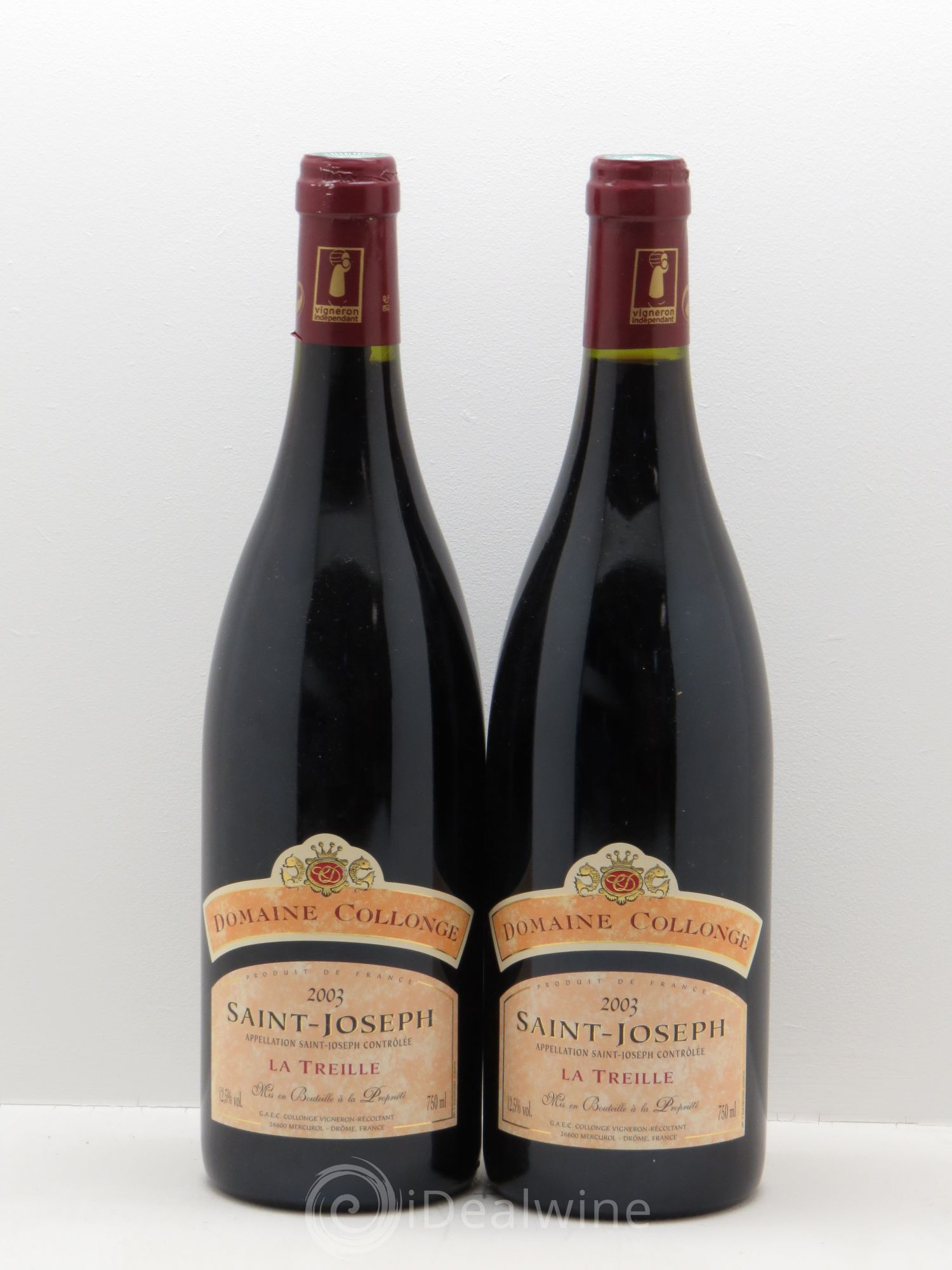 Saint-Joseph Domaine Collonge 2003 - Posten von 2 Flaschen - 0