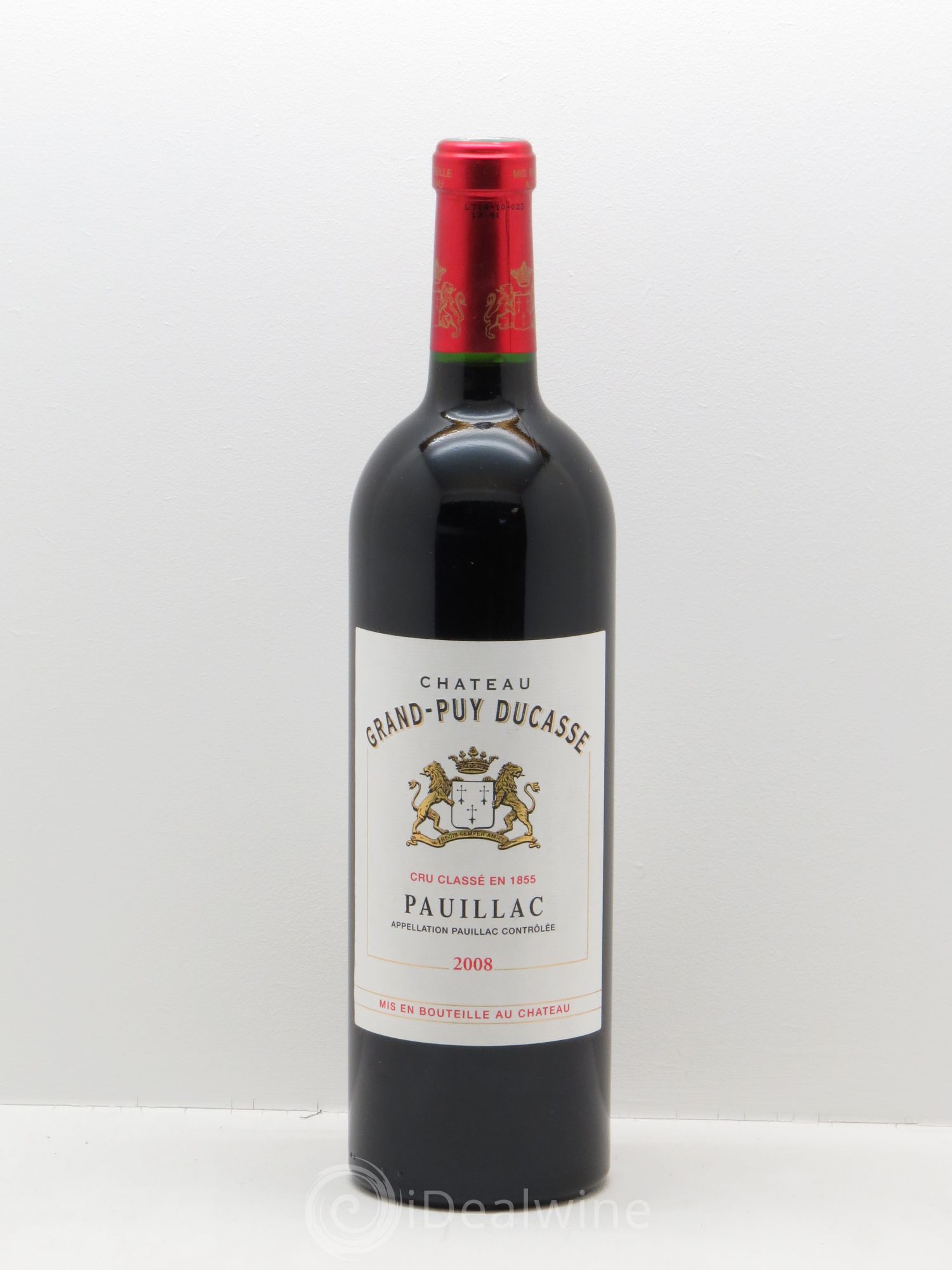 Château Grand Puy Ducasse 5ème Grand Cru Classé 2008 - Lot de 1 bouteille - 0