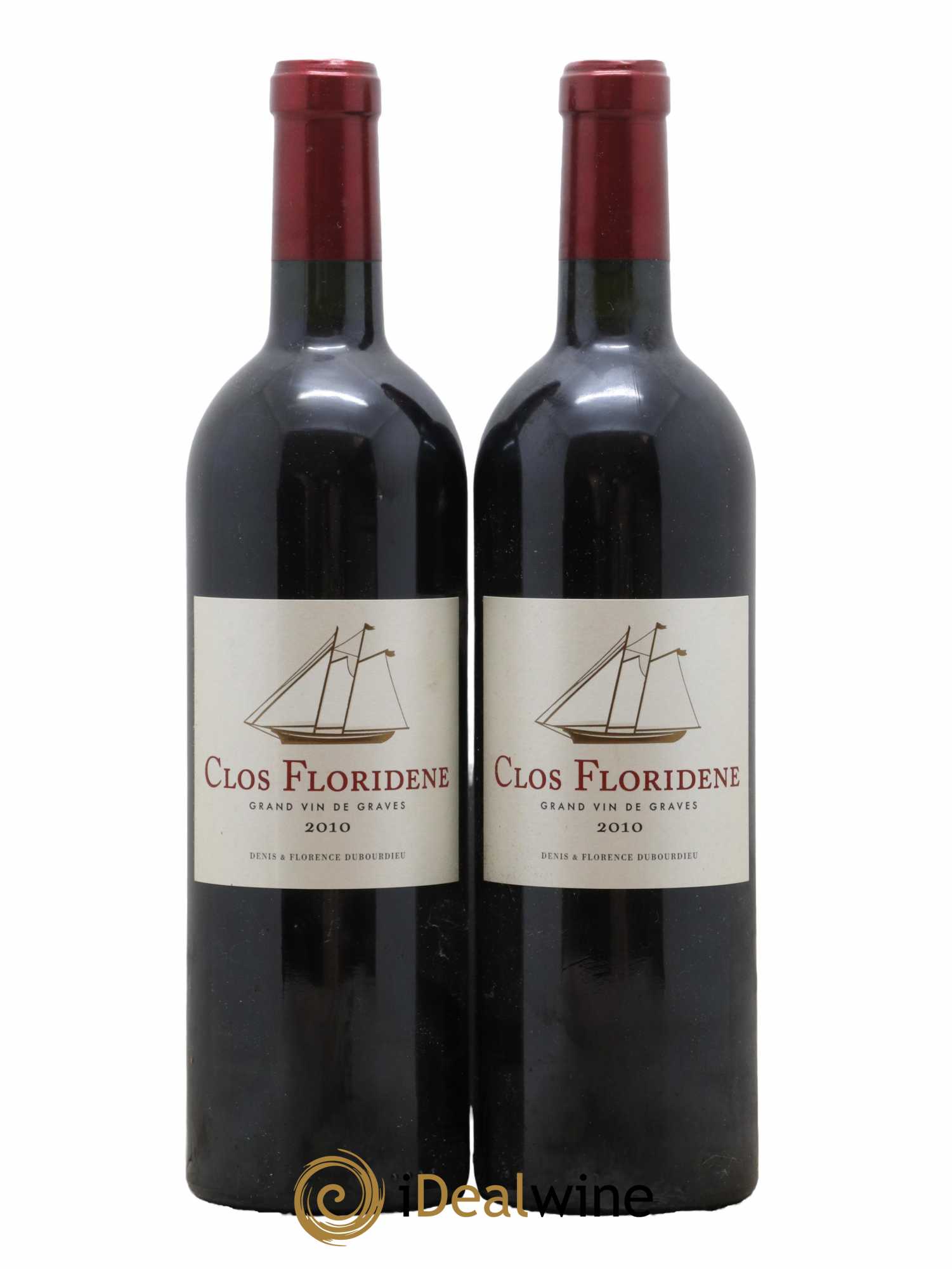 Clos Floridène 2010 - Lot of 2 bottles - 0