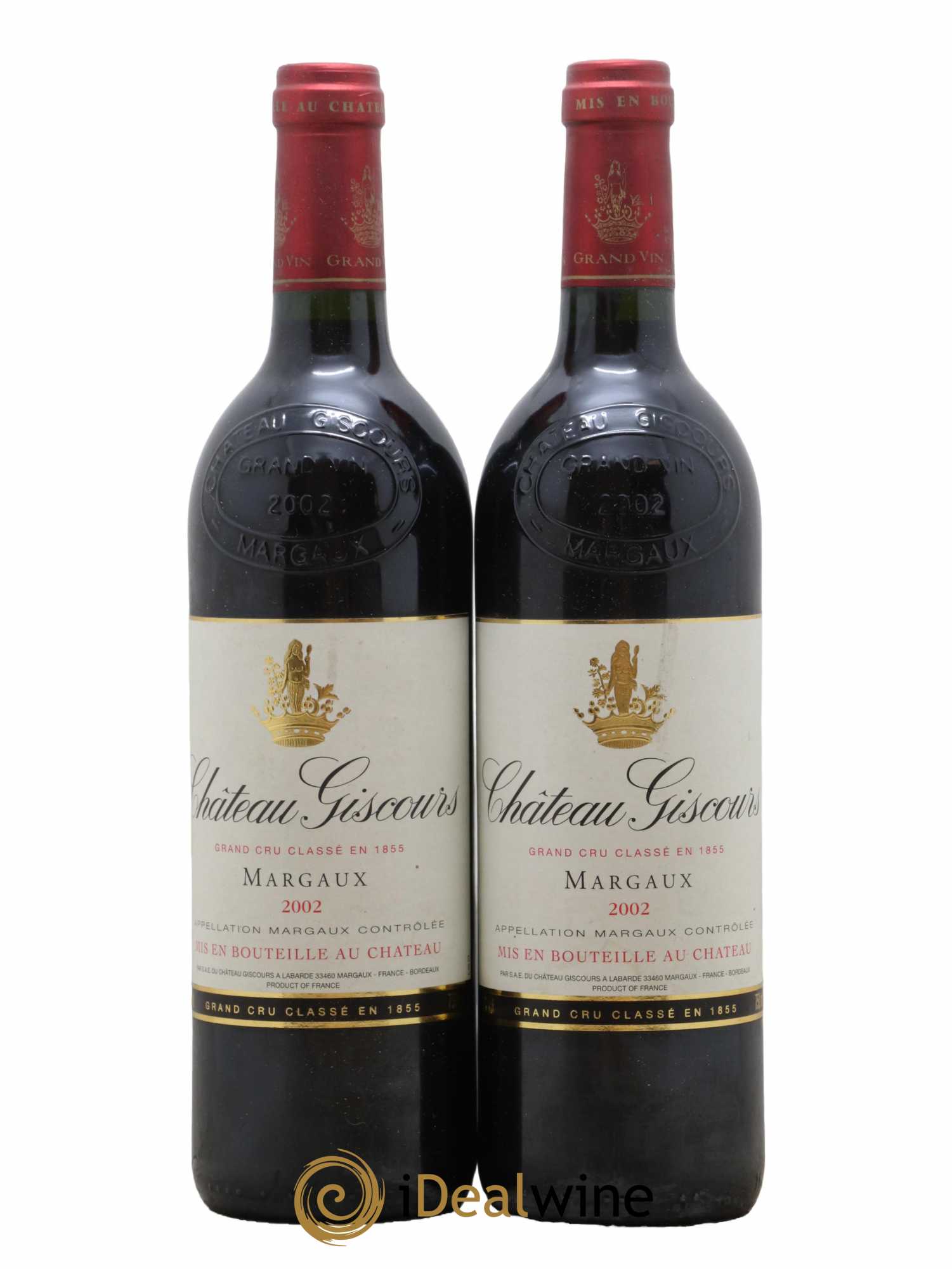 Château Giscours 3ème Grand Cru Classé 2002 - Lot de 2 bouteilles - 0
