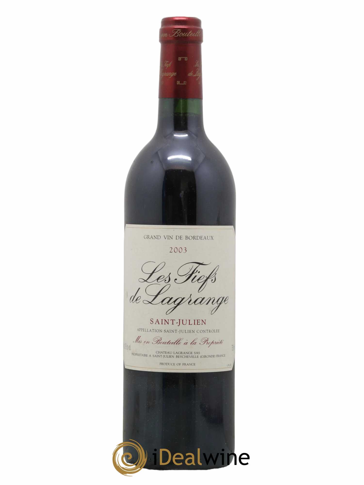 Les Fiefs de Lagrange Second Vin 2003 - Posten von 1 Flasche - 0