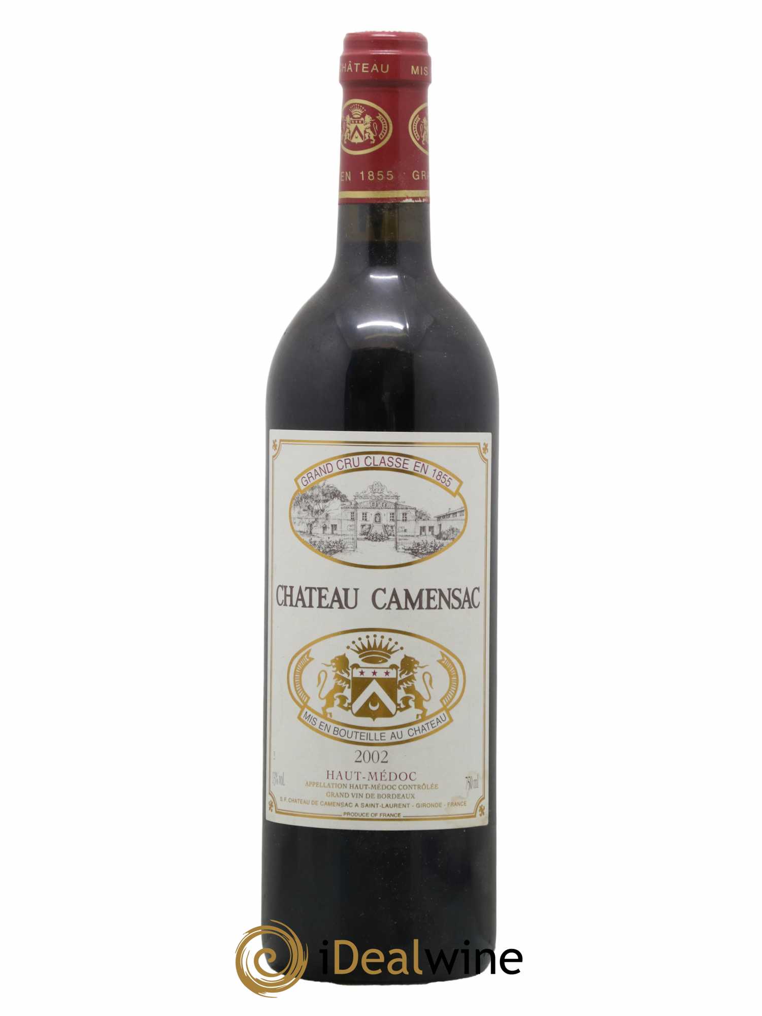 Château Camensac 5ème Grand Cru Classé 2002 - Lot de 1 bouteille - 0