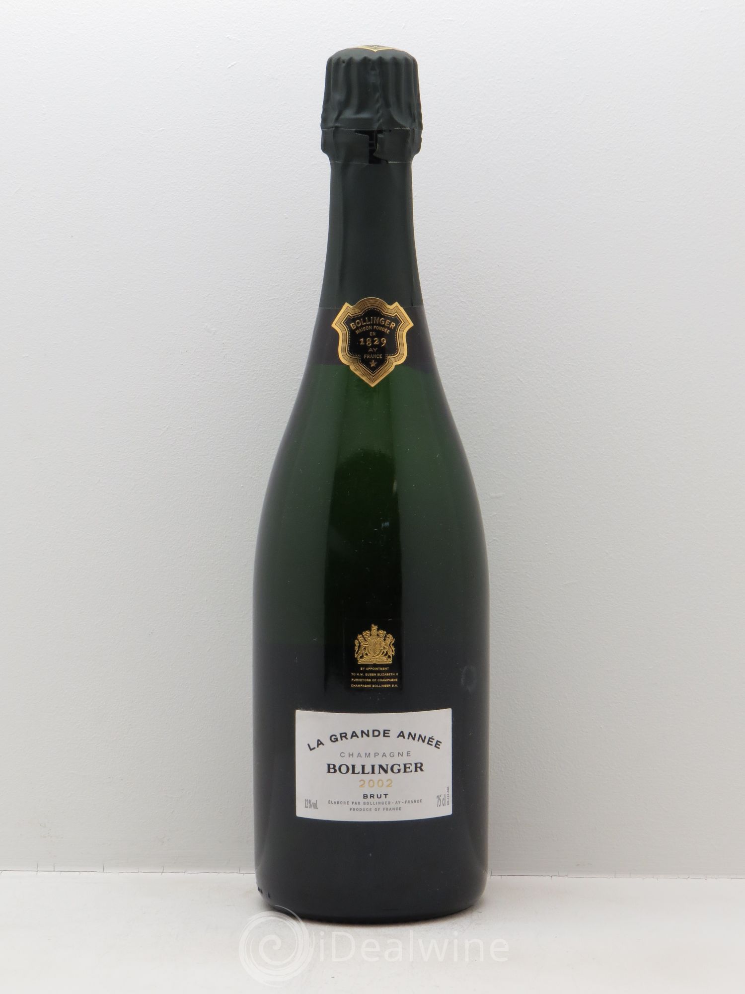 La Grande Année Brut Bollinger 2002 - Lot de 1 bouteille - 0