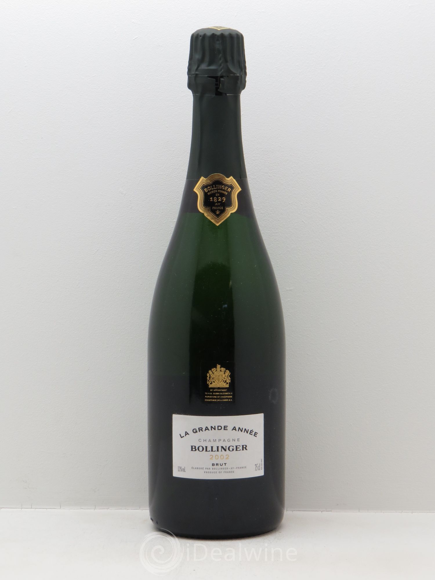 La Grande Année Brut Bollinger 2002 - Lot de 1 bouteille - 0