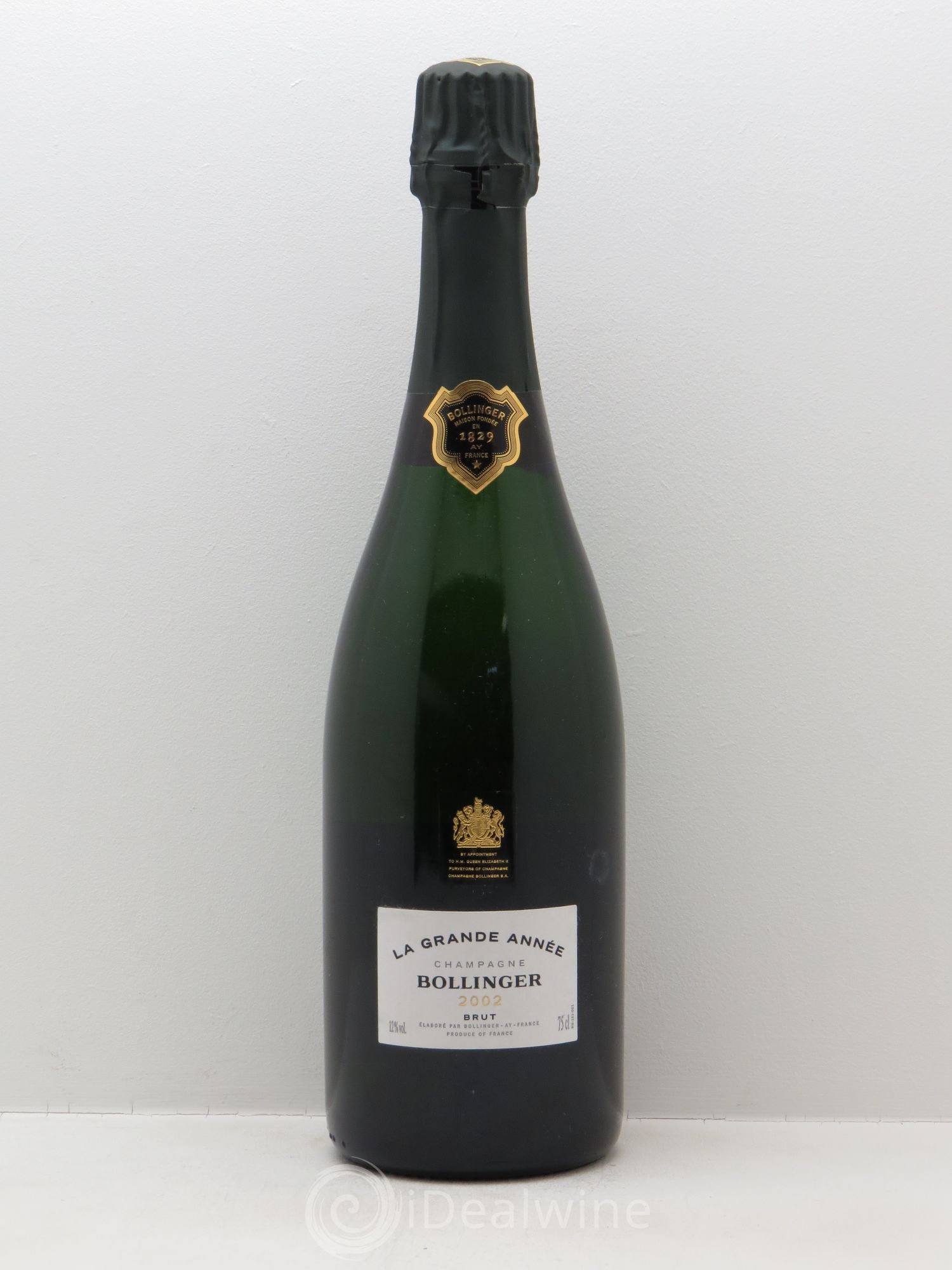 La Grande Année Brut Bollinger 2002 - Lot de 1 bouteille - 0