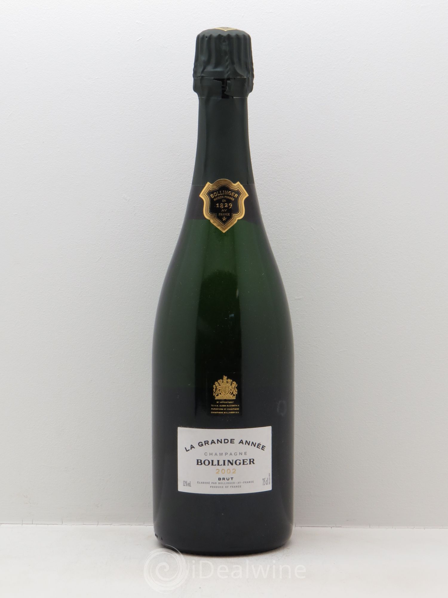 La Grande Année Brut Bollinger 2002 - Lot de 1 bouteille - 0