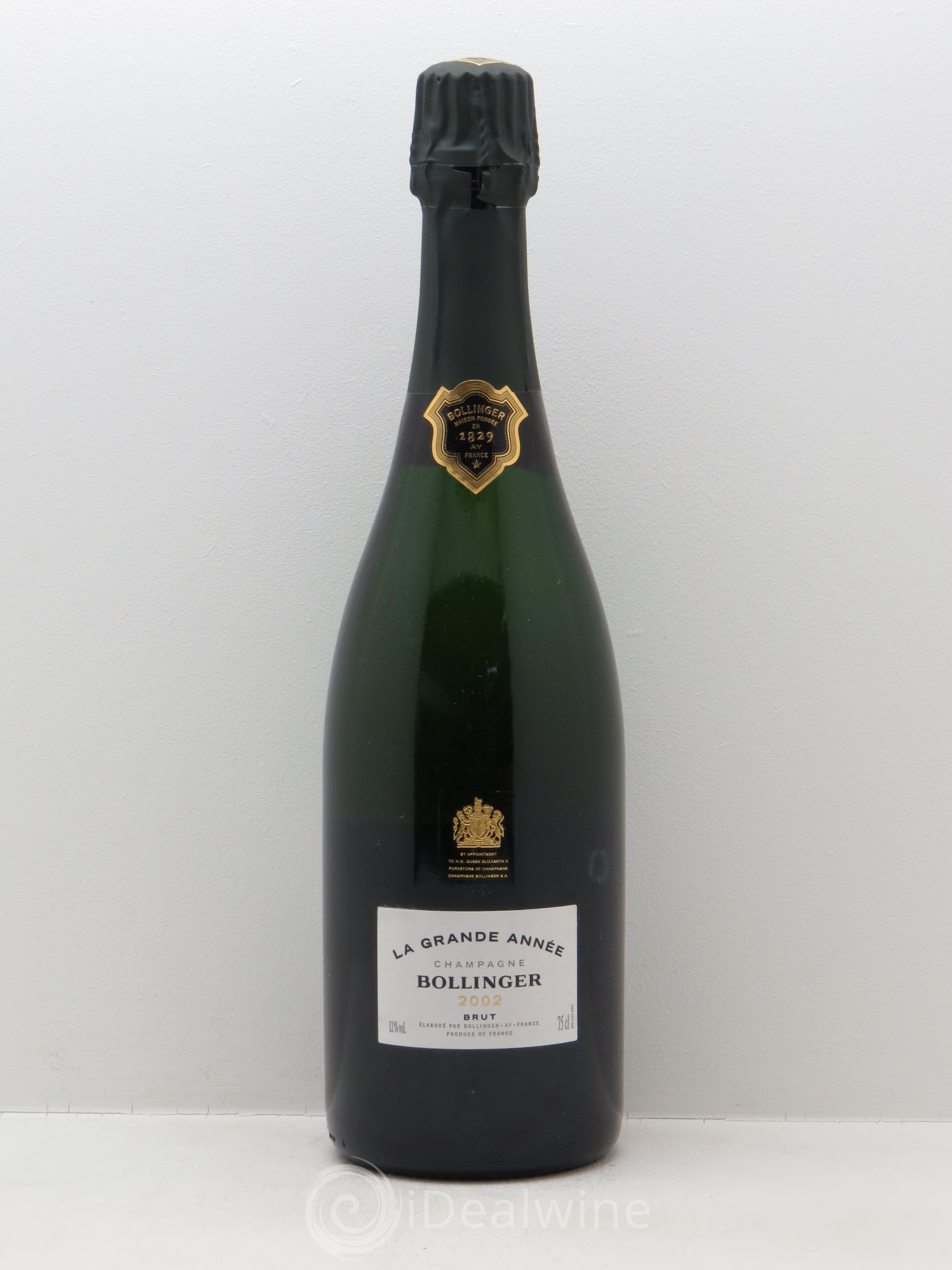 La Grande Année Brut Bollinger 2002 - Lot de 1 bouteille - 0