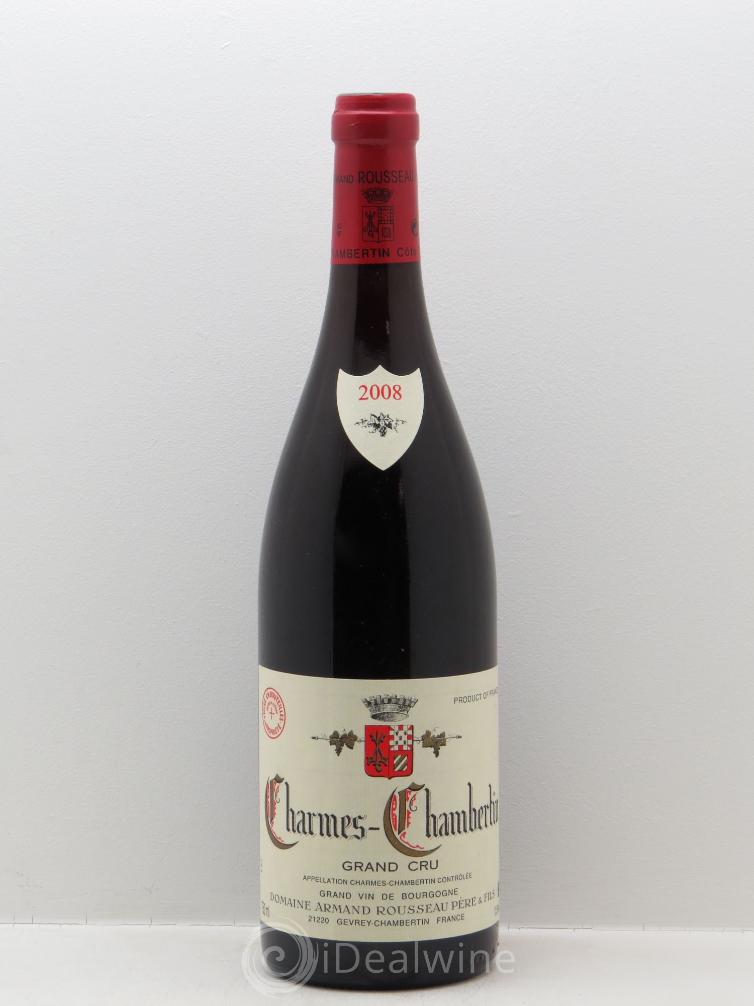 Charmes-Chambertin Grand Cru Armand Rousseau (Domaine) 2008 - Lot de 1 bouteille - 0