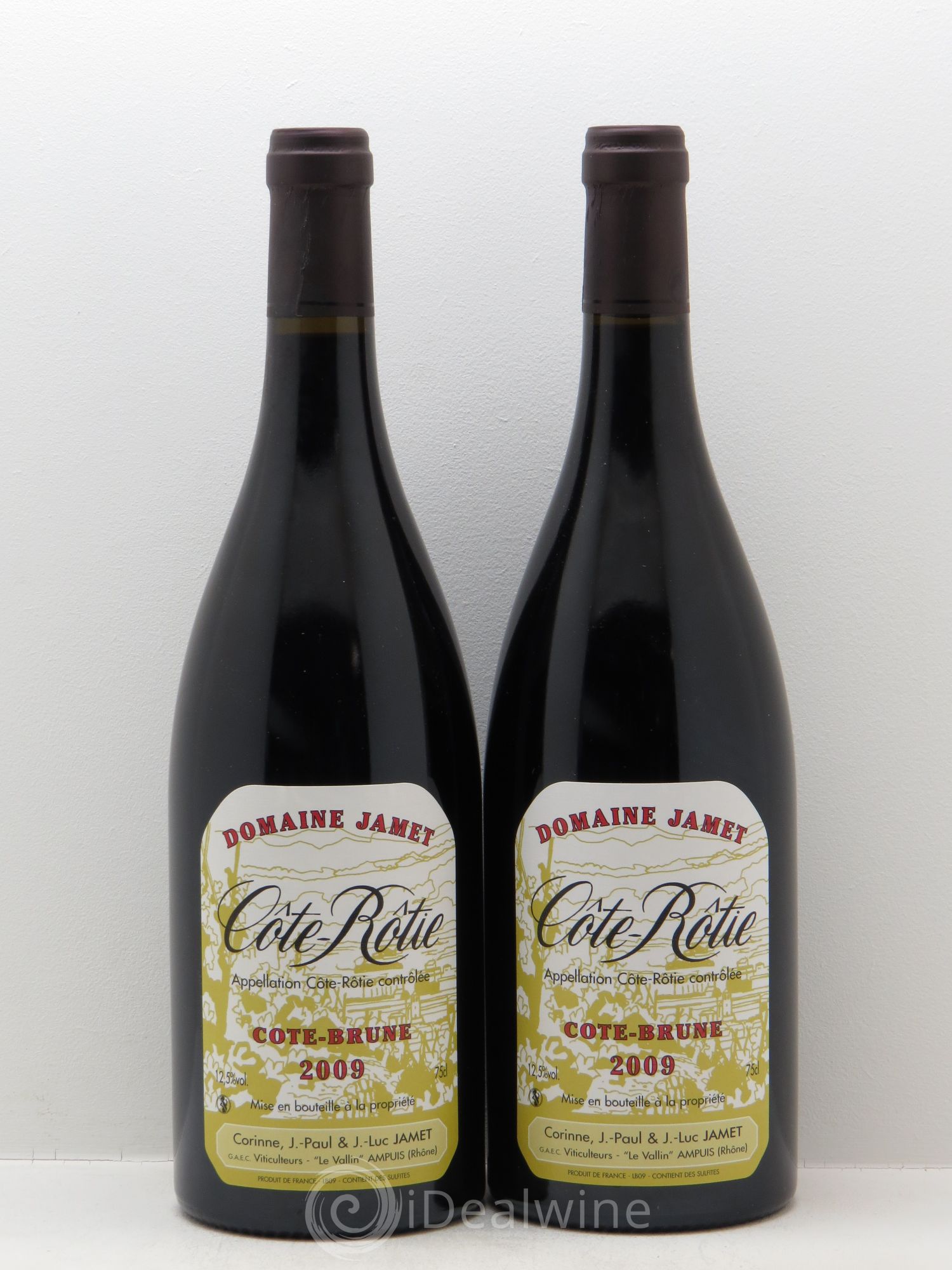 Côte-Rôtie Côte Brune Jamet (Domaine) 2009 - Lot de 2 bouteilles - 0