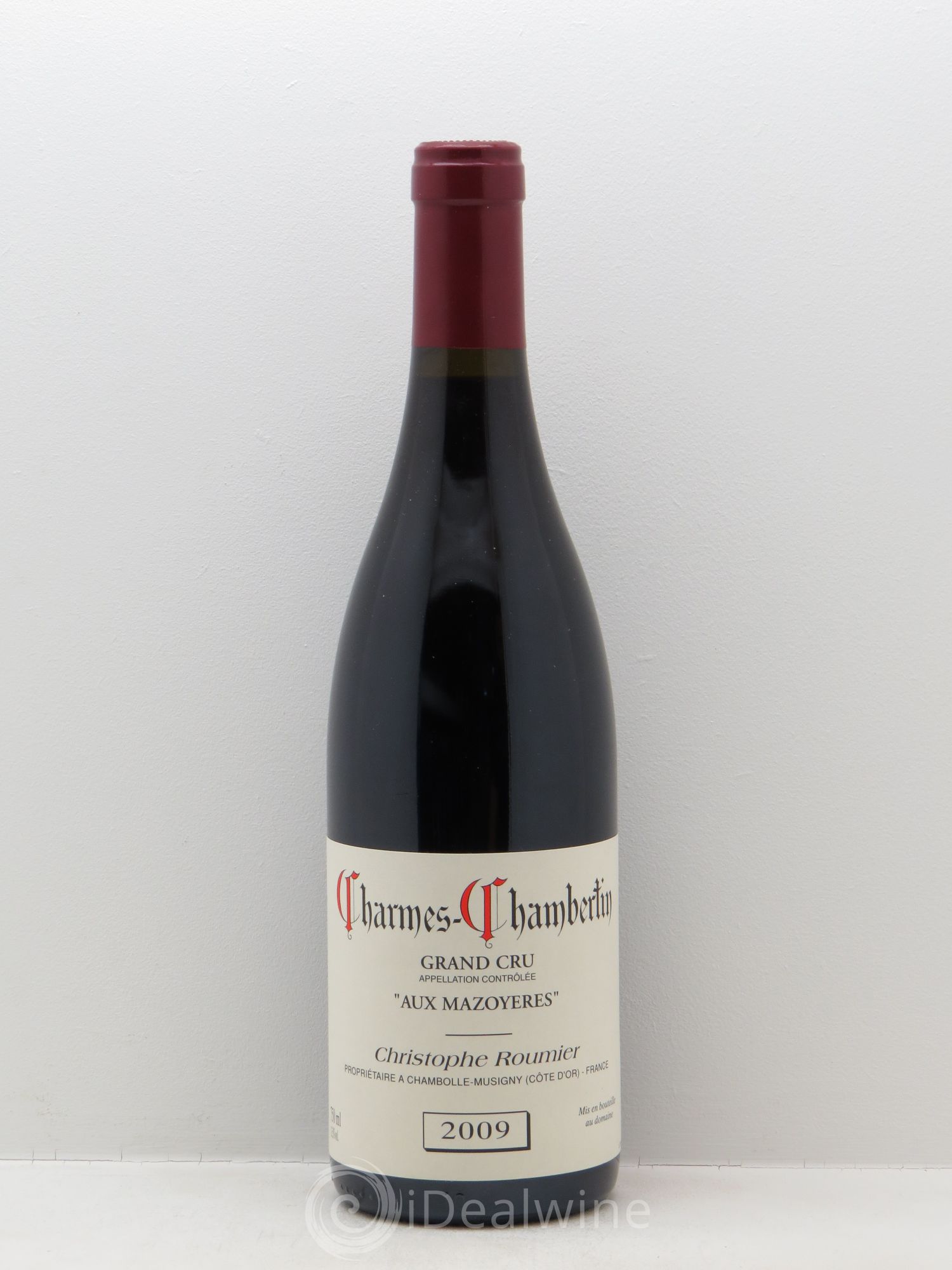 Charmes-Chambertin Grand Cru Christophe Roumier "Mazoyères" 2009 - Lot de 1 bouteille - 0
