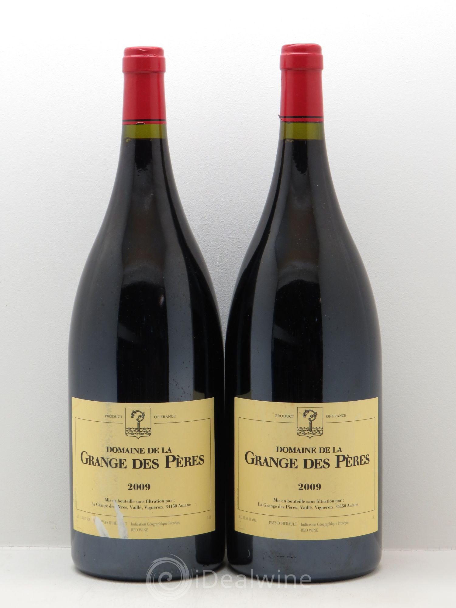 Pays d'Hérault Grange des Pères Laurent Vaillé 2009 - Lot de 2 magnums - 0
