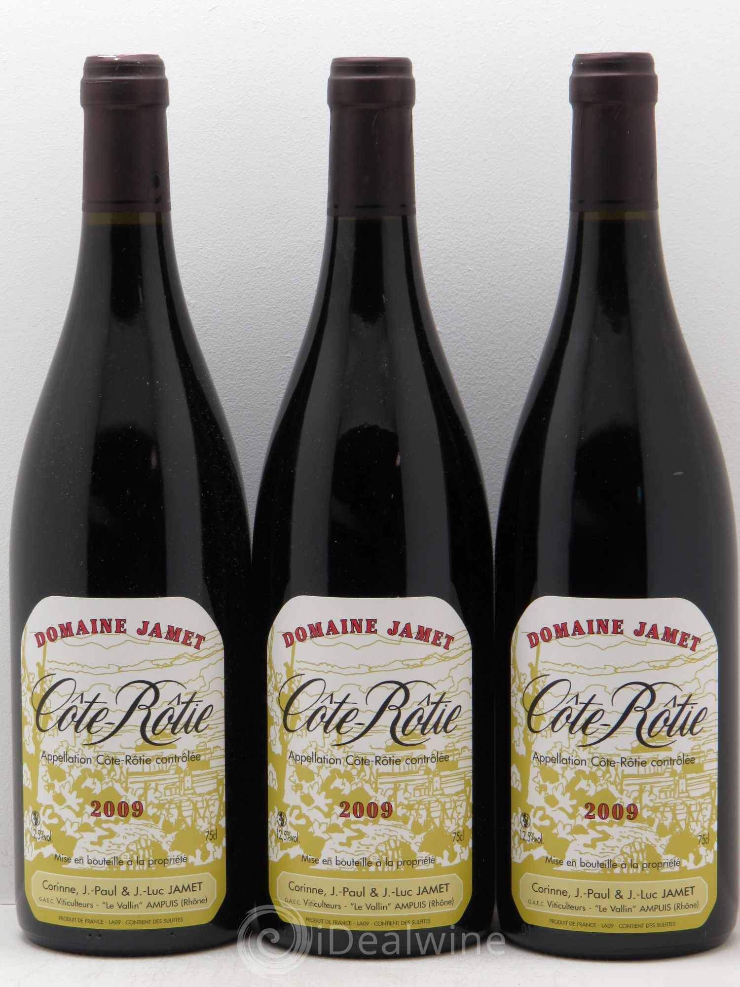Côte-Rôtie Jamet (Domaine) 2009 - Lot de 3 bouteilles - 0