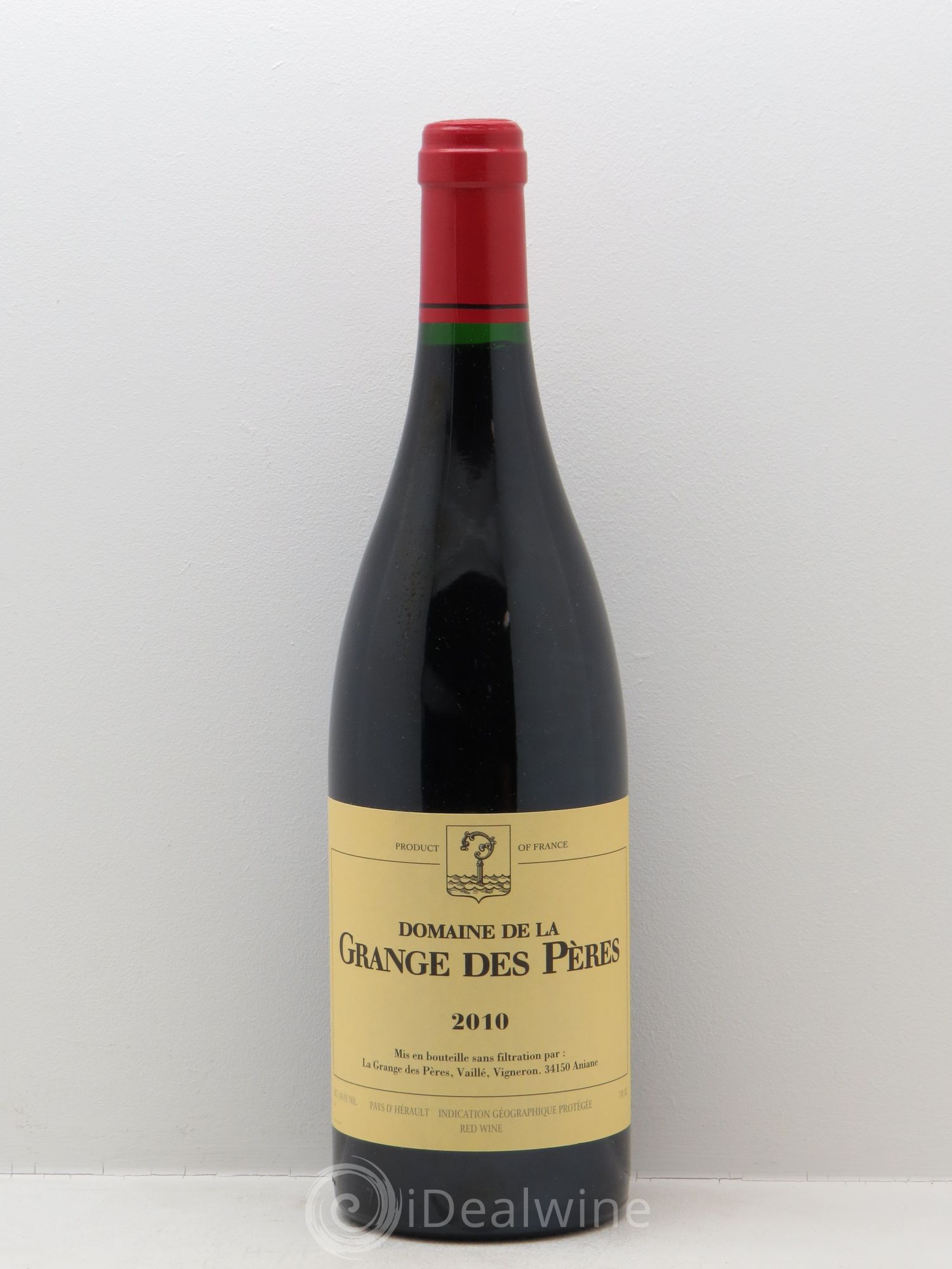 Pays d'Hérault Grange des Pères Laurent Vaillé 2010 - Lot de 1 bouteille - 0