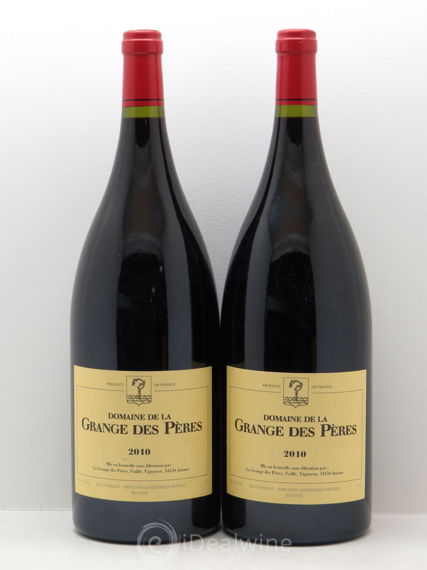 Pays d'Hérault Grange des Pères Laurent Vaillé 2010 - Lot de 2 magnums - 0