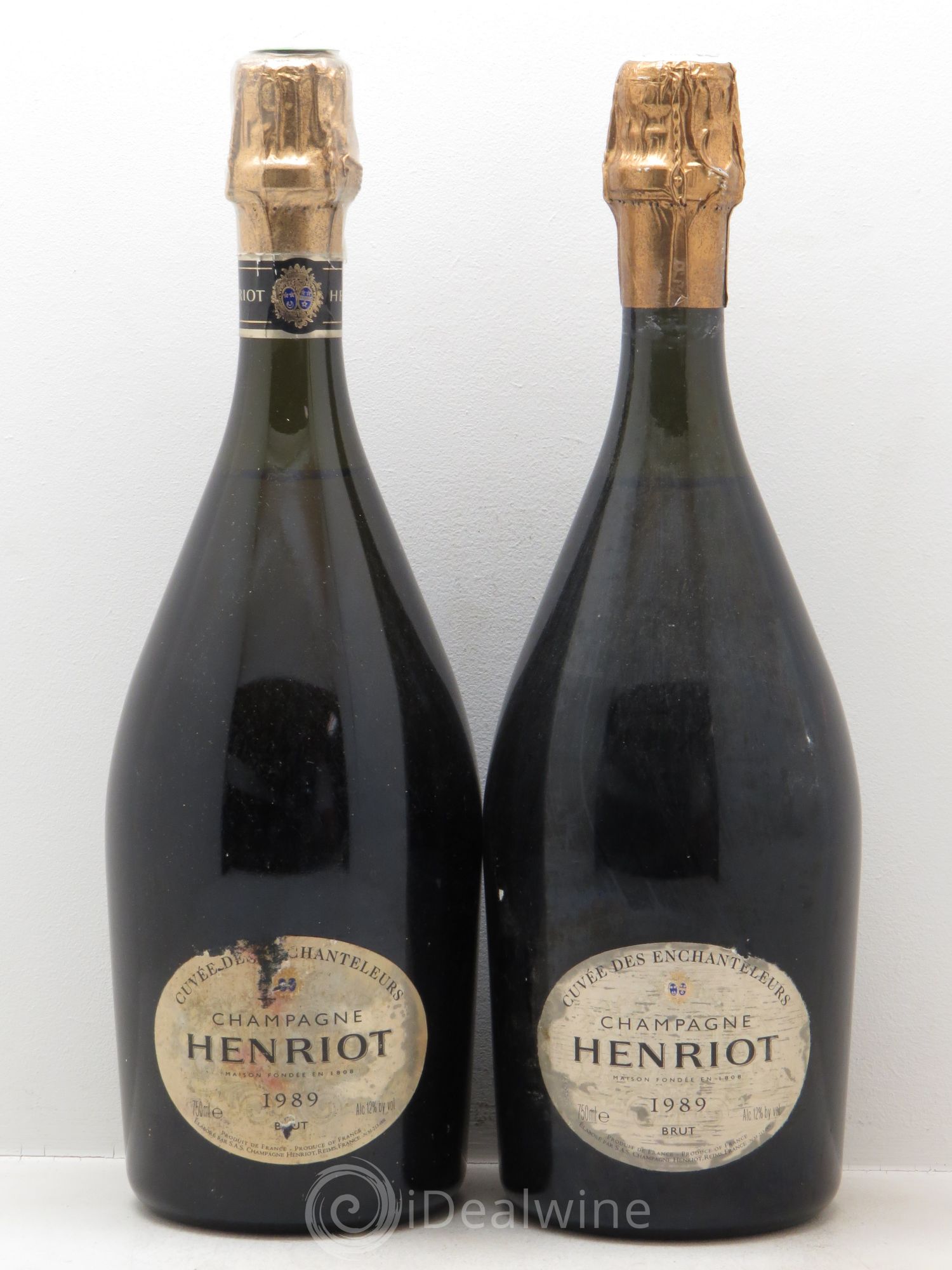 Cuvée des Enchanteleurs Henriot 1989 - Lot de 2 bouteilles - 0