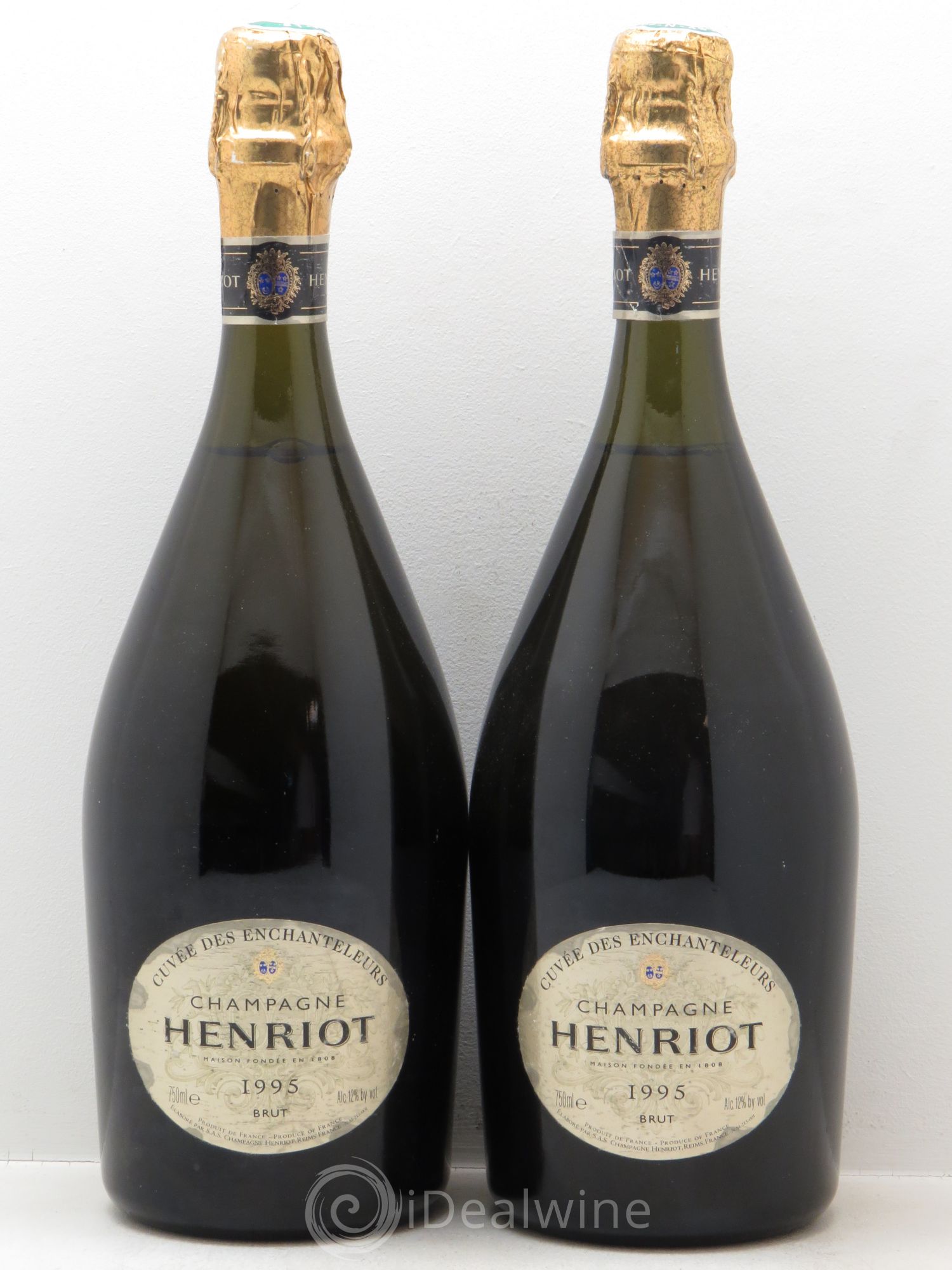 Cuvée des Enchanteleurs Henriot 1995 - Lot de 2 bouteilles - 0