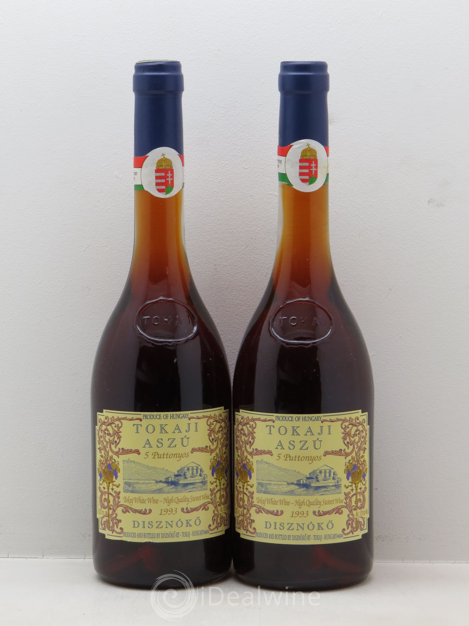 Tokaji Aszu 5 Puttonyos 1993 - Lot de 2 bouteilles - 0