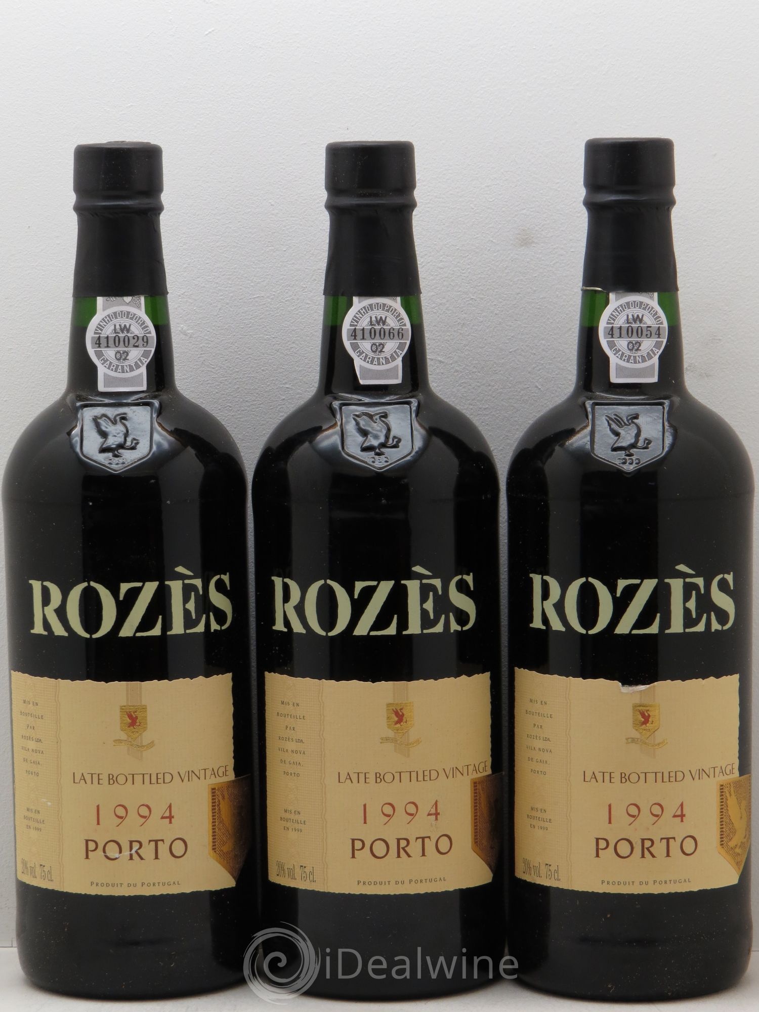 Porto Late Bottle Vintage 1994 - Lot de 3 bouteilles - 0