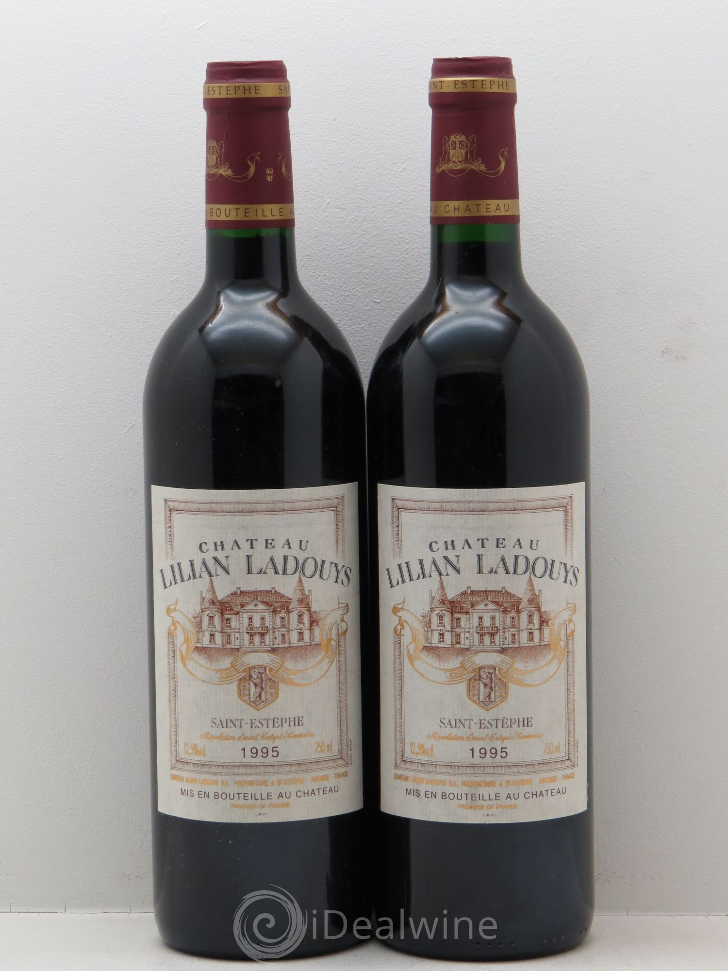 Château Lilian Ladouys Cru Bourgeois 1995 - Lot de 2 bouteilles - 0