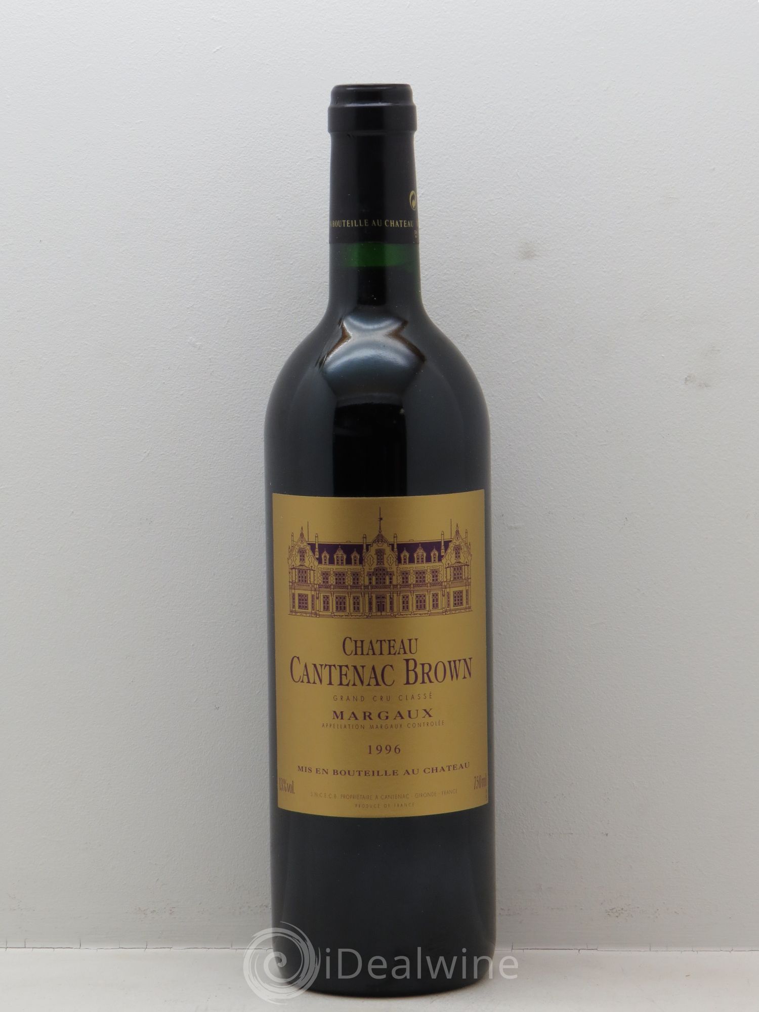 Château Cantenac Brown 3ème Grand Cru Classé 1996 - Lot de 6 bouteilles - 0