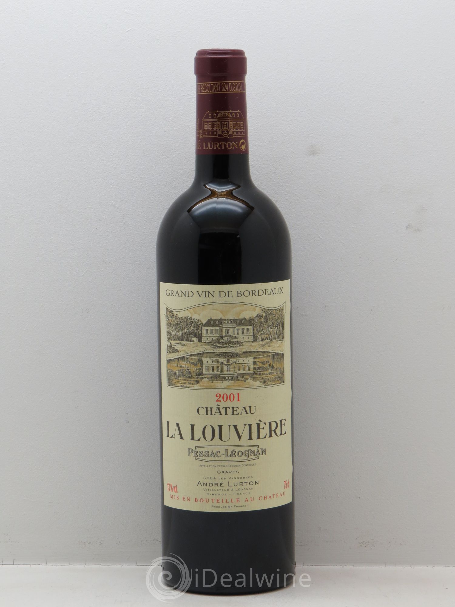 Château la Louvière 2001 - Lot de 12 bouteilles - 0
