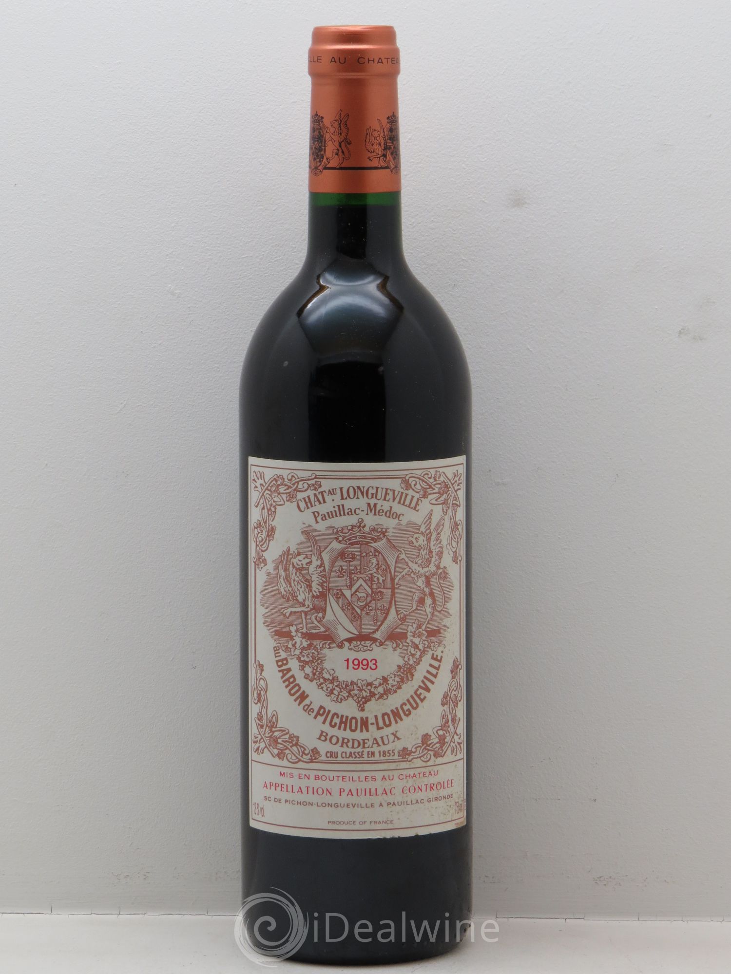 Pichon Longueville Baron 2ème Grand Cru Classé 1993 - Lot de 12 bouteilles - 0