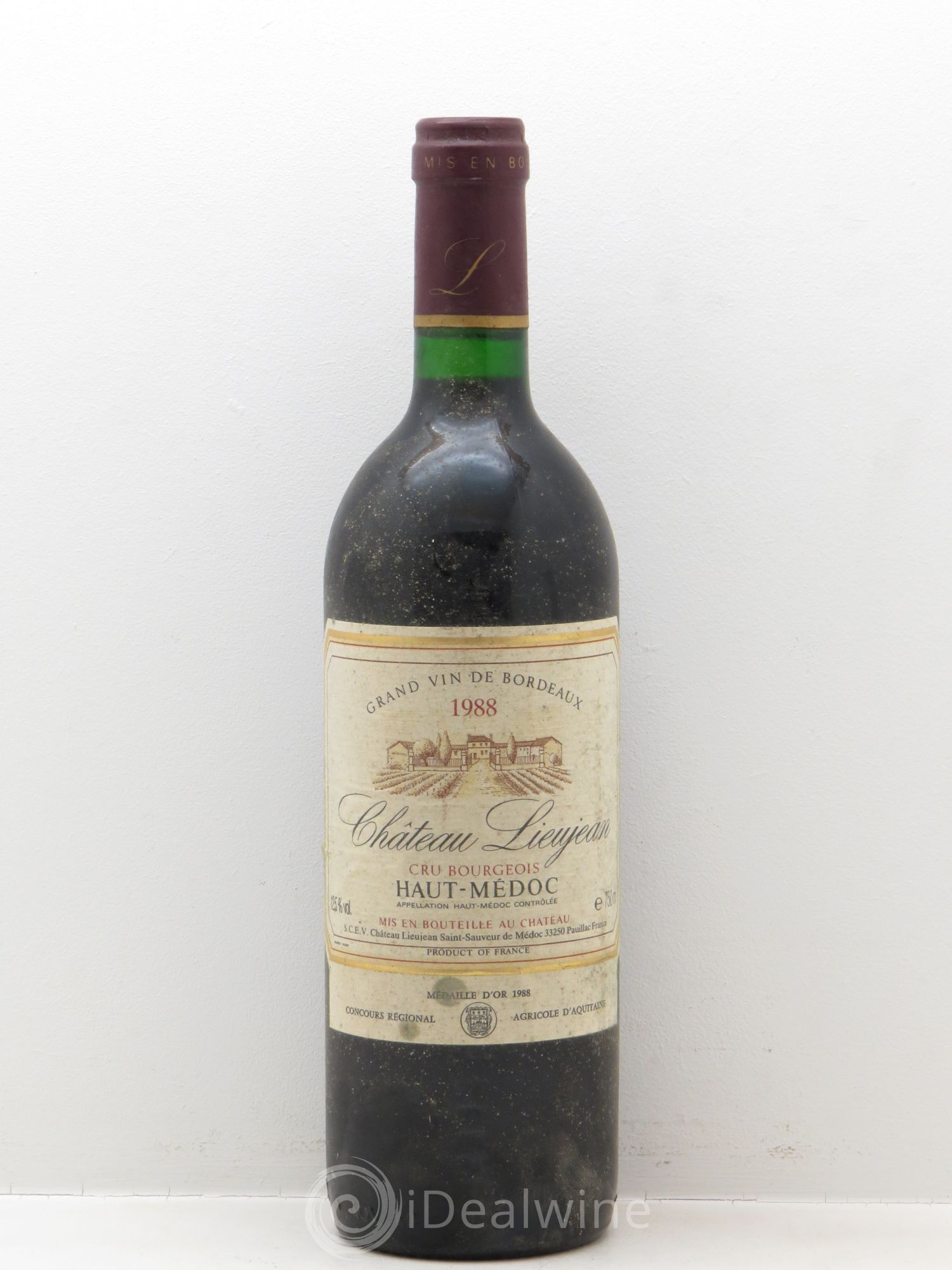 Château Lieujean (sans prix de réserve - no reserve) 1988 - Posten von 1 Flasche - 0
